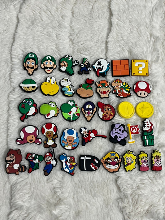 Mario Shoe Charms