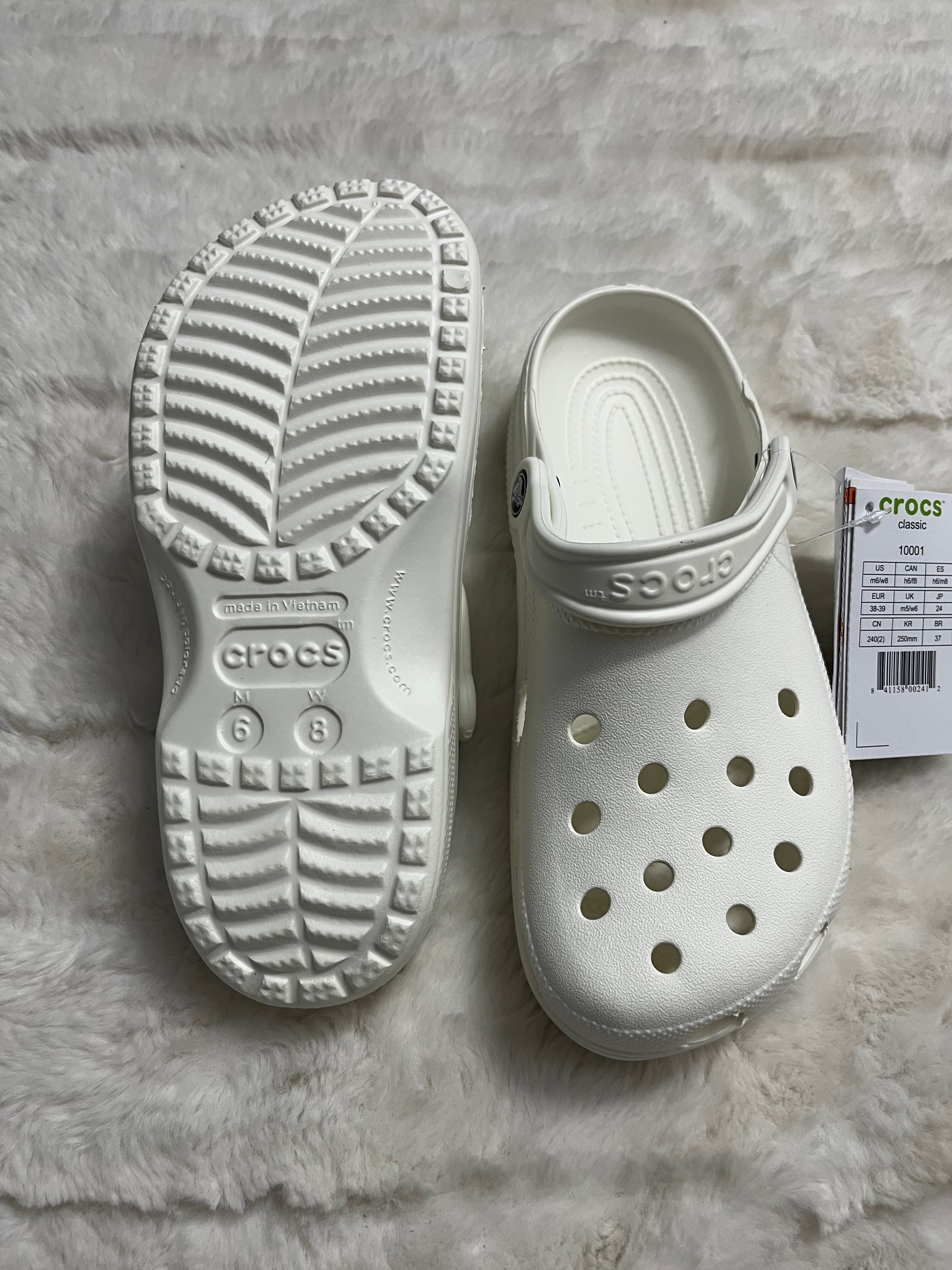 White Crocs