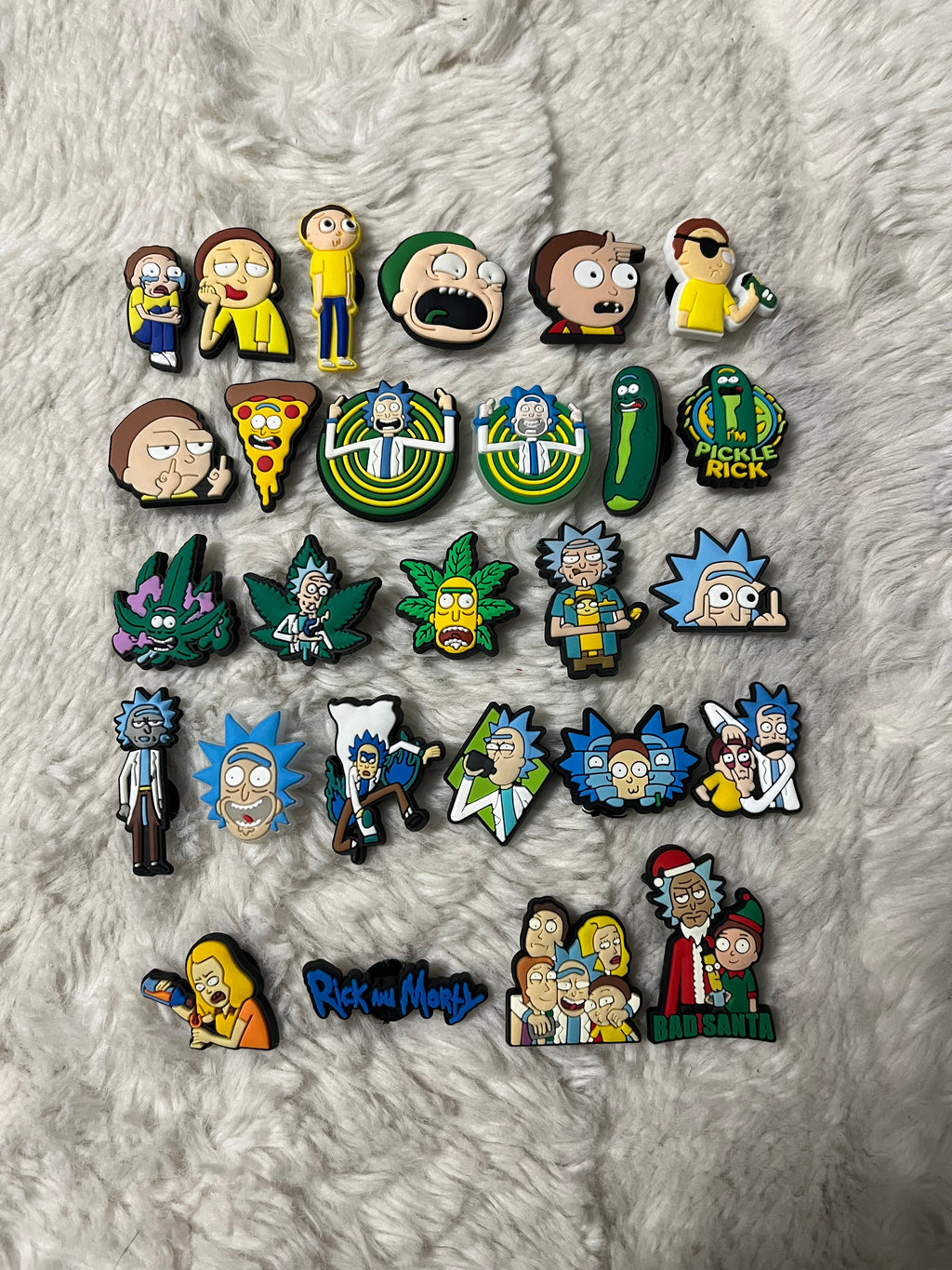 Rick and Morty Shoe Charms