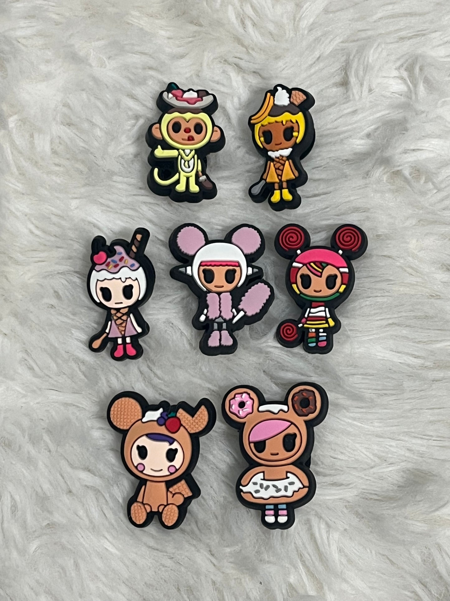 Donutella and Her Sweet Friends Shoe Charms