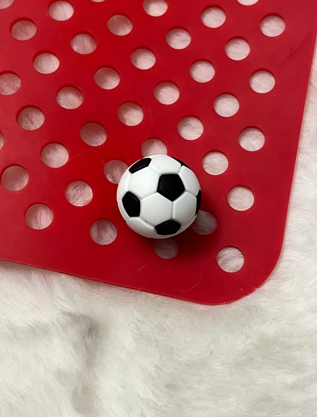 Soccer Ball Shoe Charm