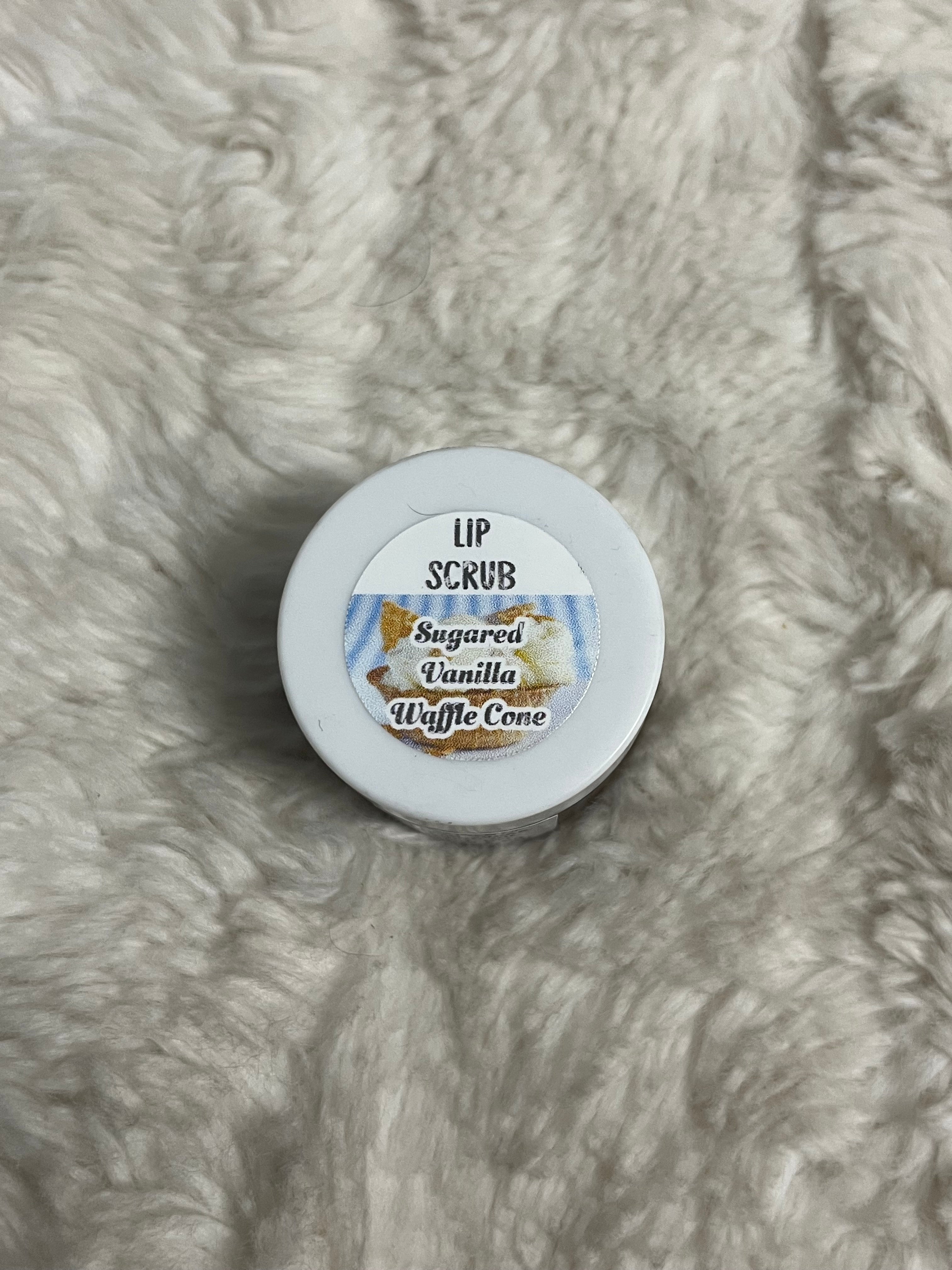 Sugared Vanilla Waffle Cone Lip Scrub