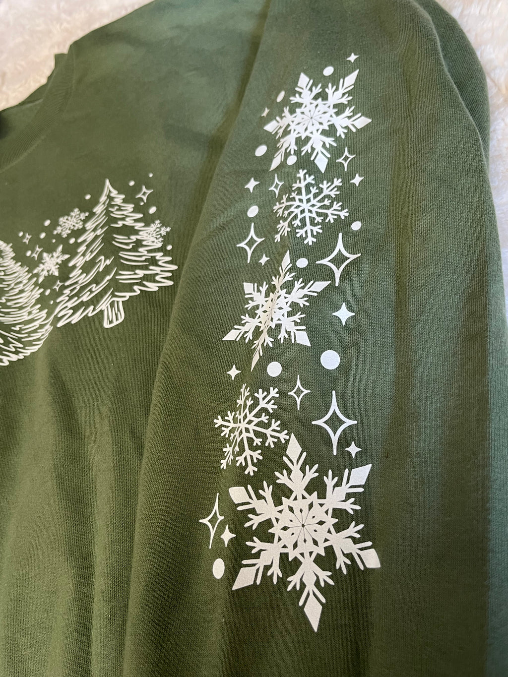Snowfall Pines Sweatshirt