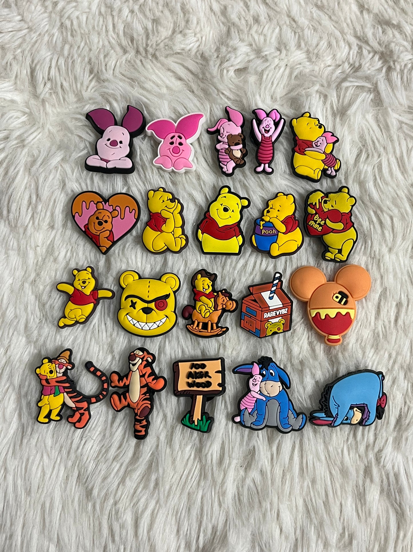 Winnie the Pooh Shoe Charms