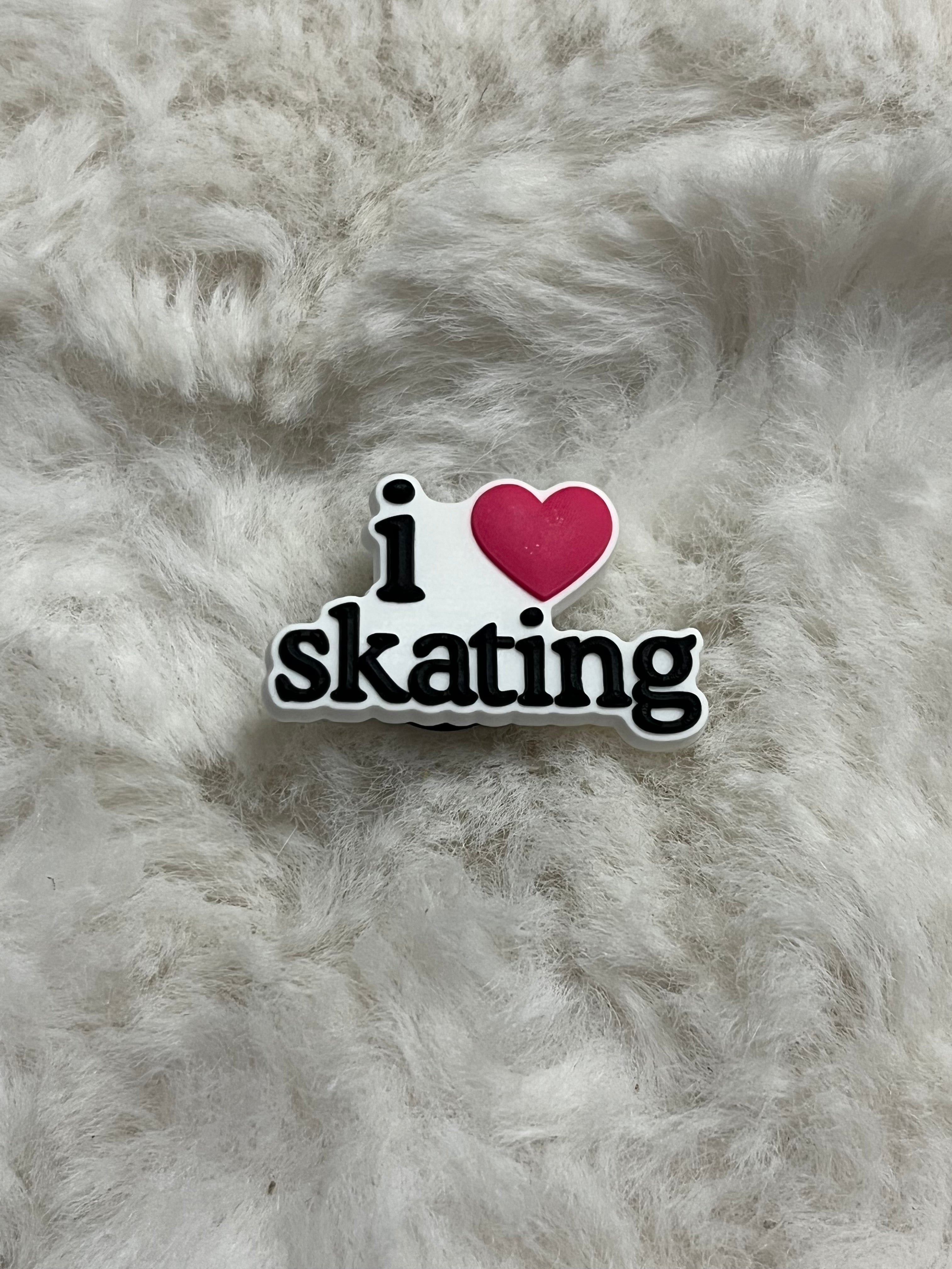 Figure Skating Croc Charms