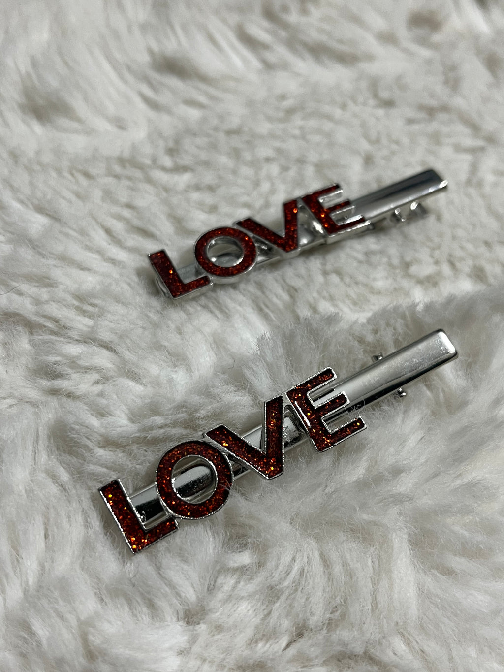 Adored Adornment Red Paparazzi Hair Clip