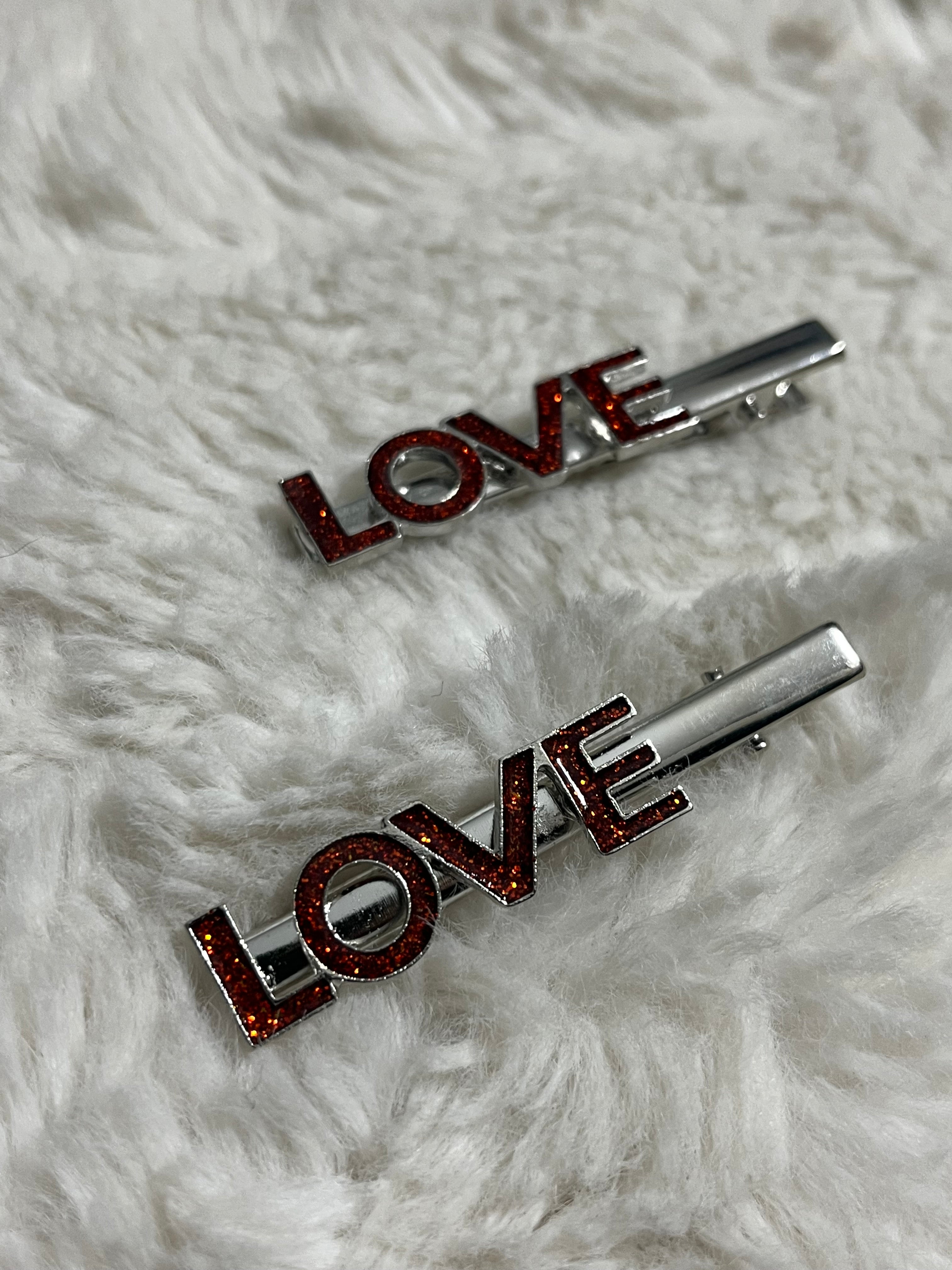 Adored Adornment Red Paparazzi Hair Clip