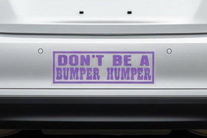 Bumper Humper Car Decal