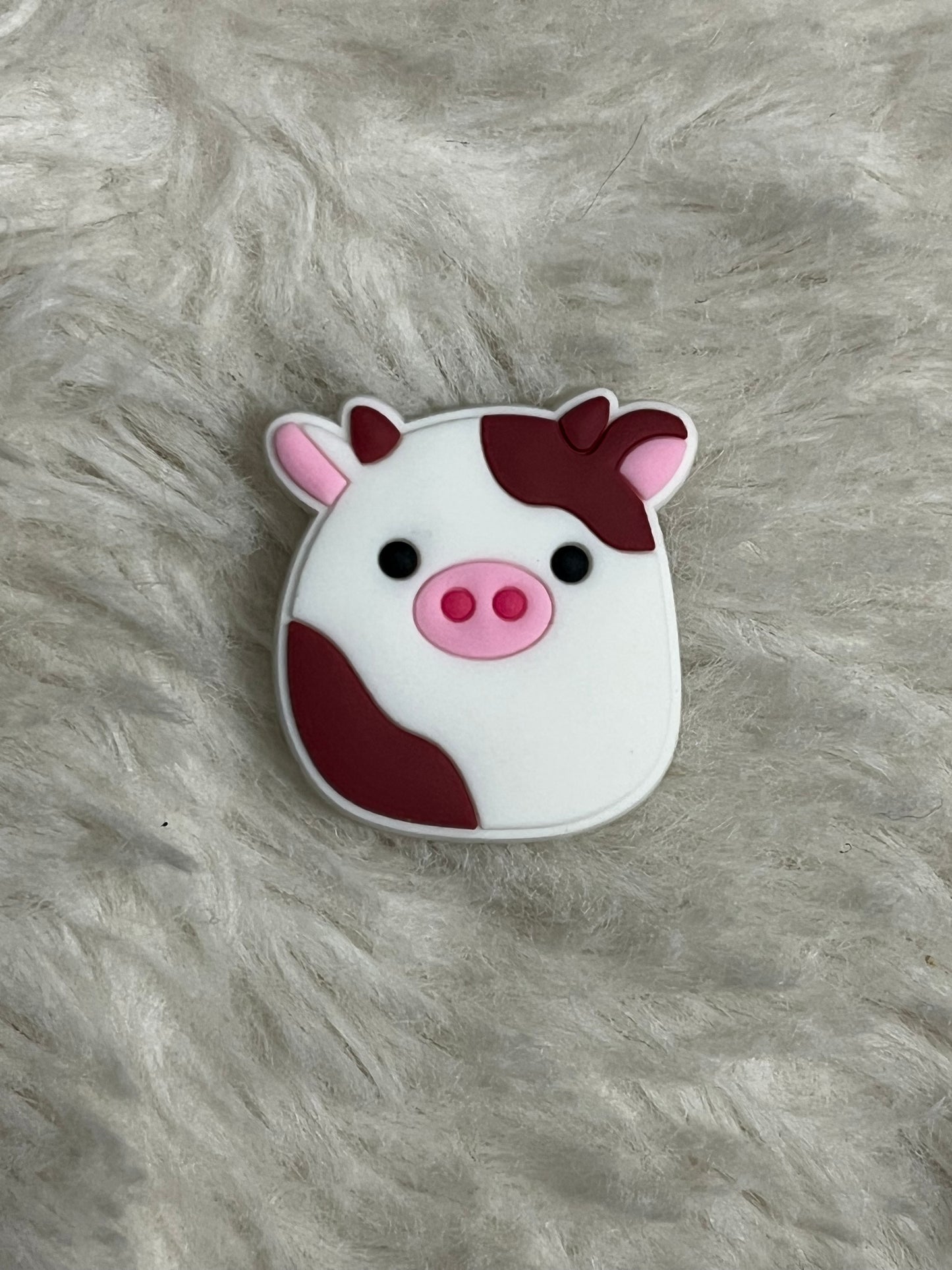 Squishmallow (Cow) Shoe Charms
