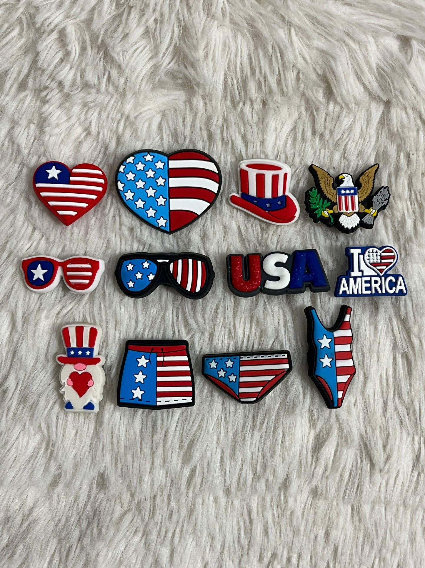 Americana Shoe Charms