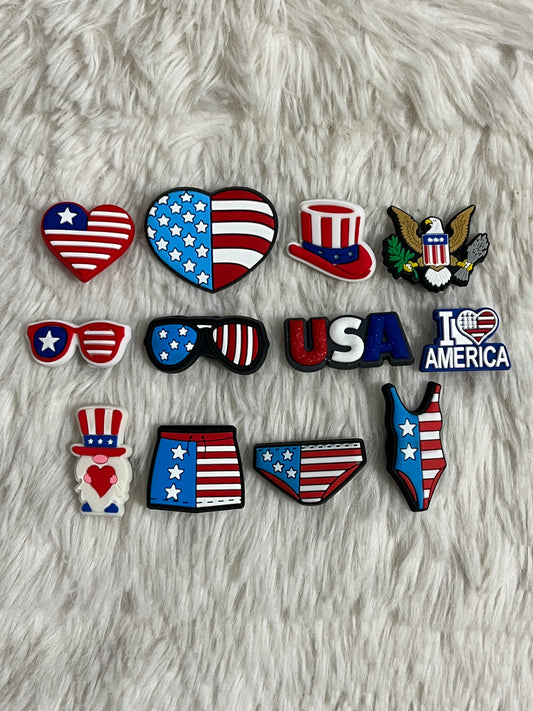 Americana Shoe Charms