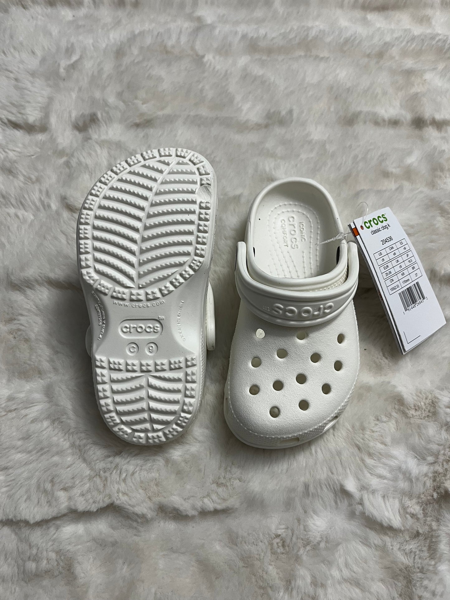 White Crocs