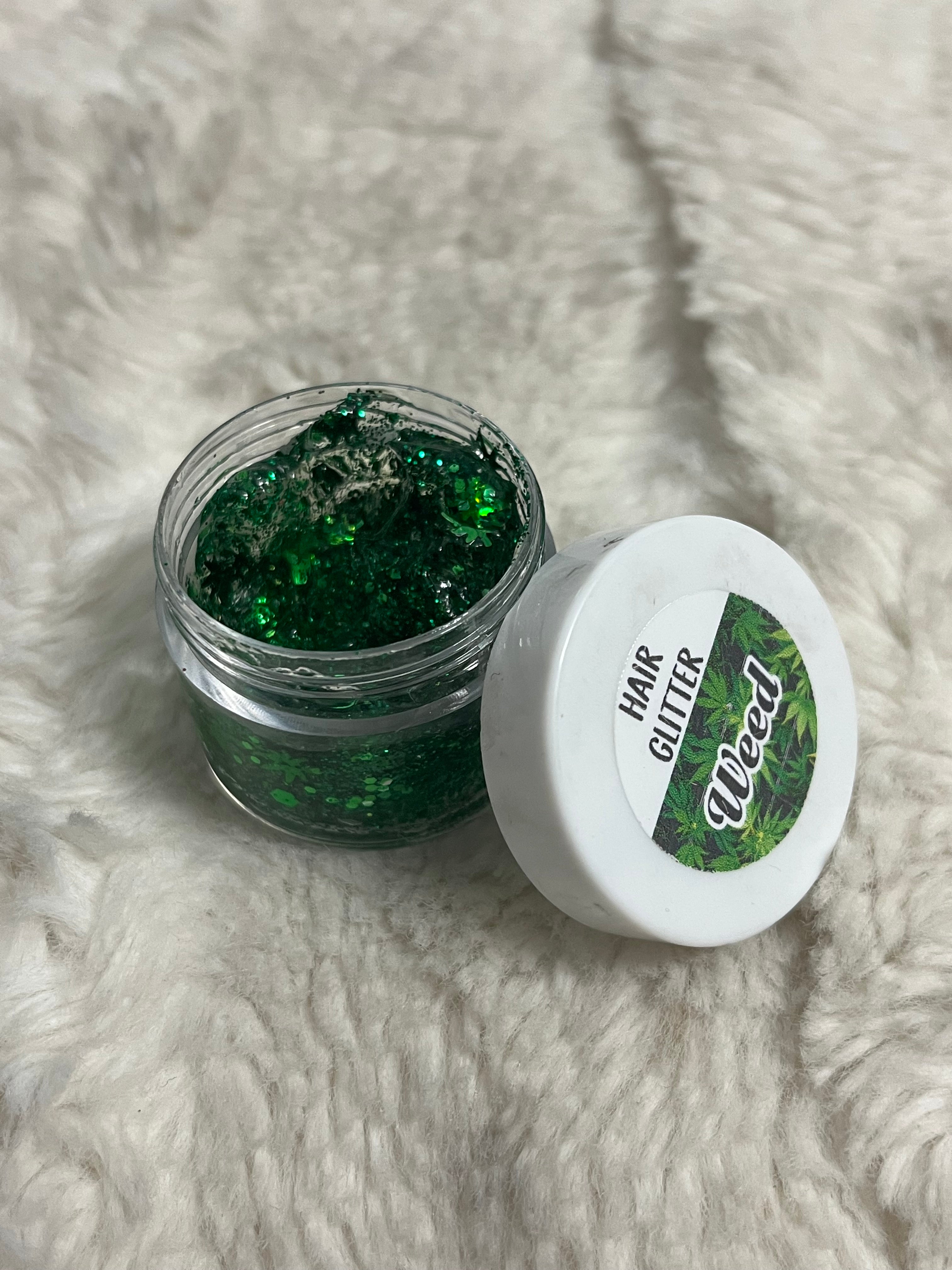 Weed Hair & Body Glitter