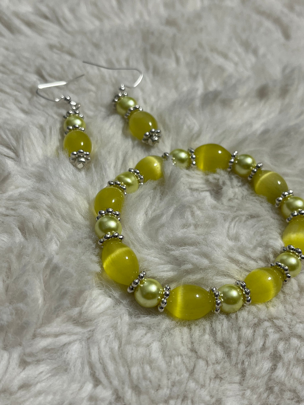 Citrine Glow Elegance Bracelet Set