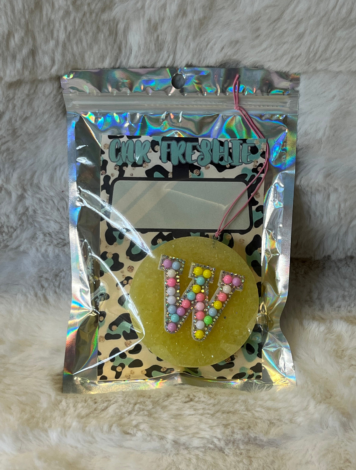 Beaded Letter Freshie