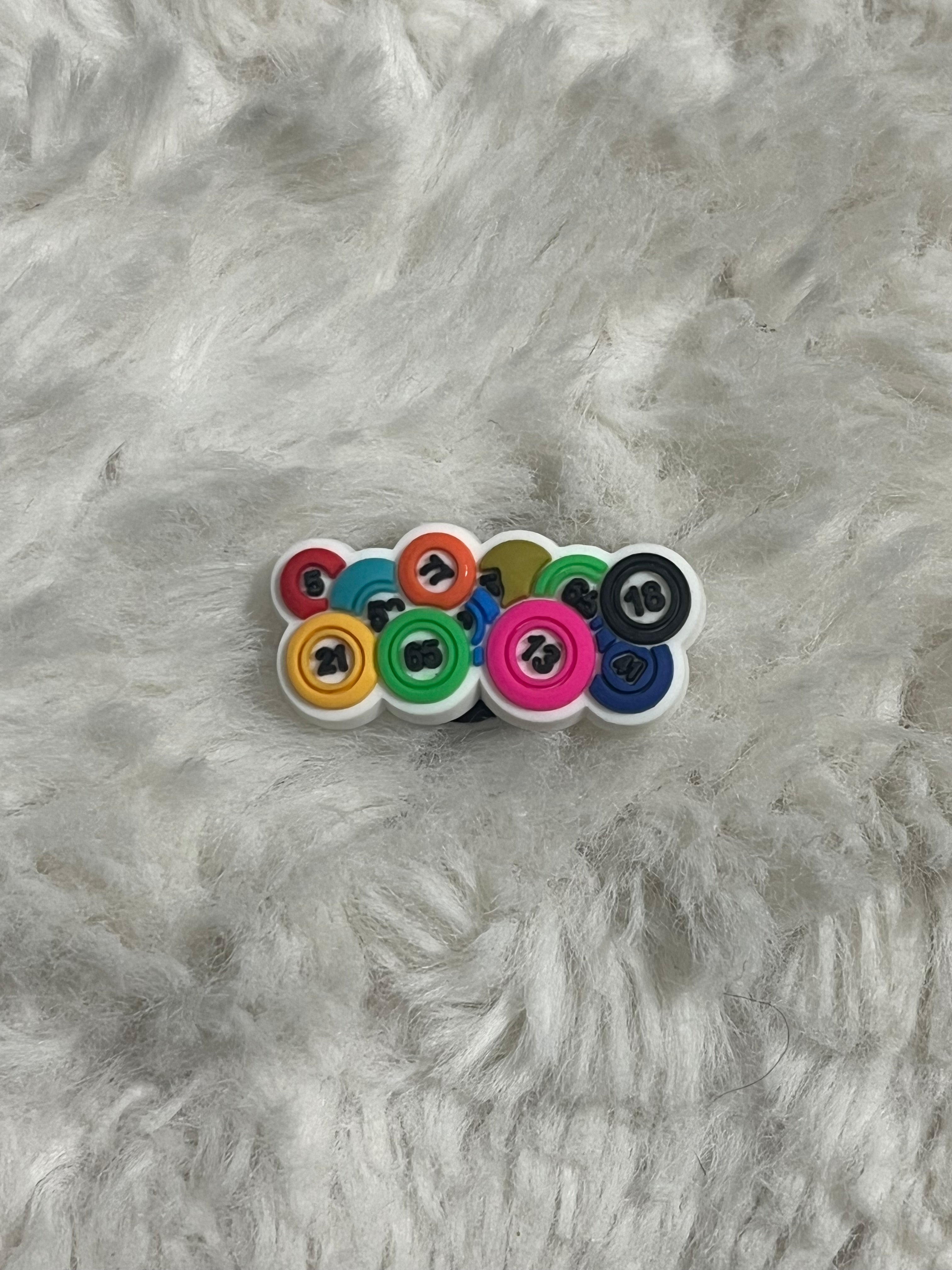 Bingo Shoe Charms