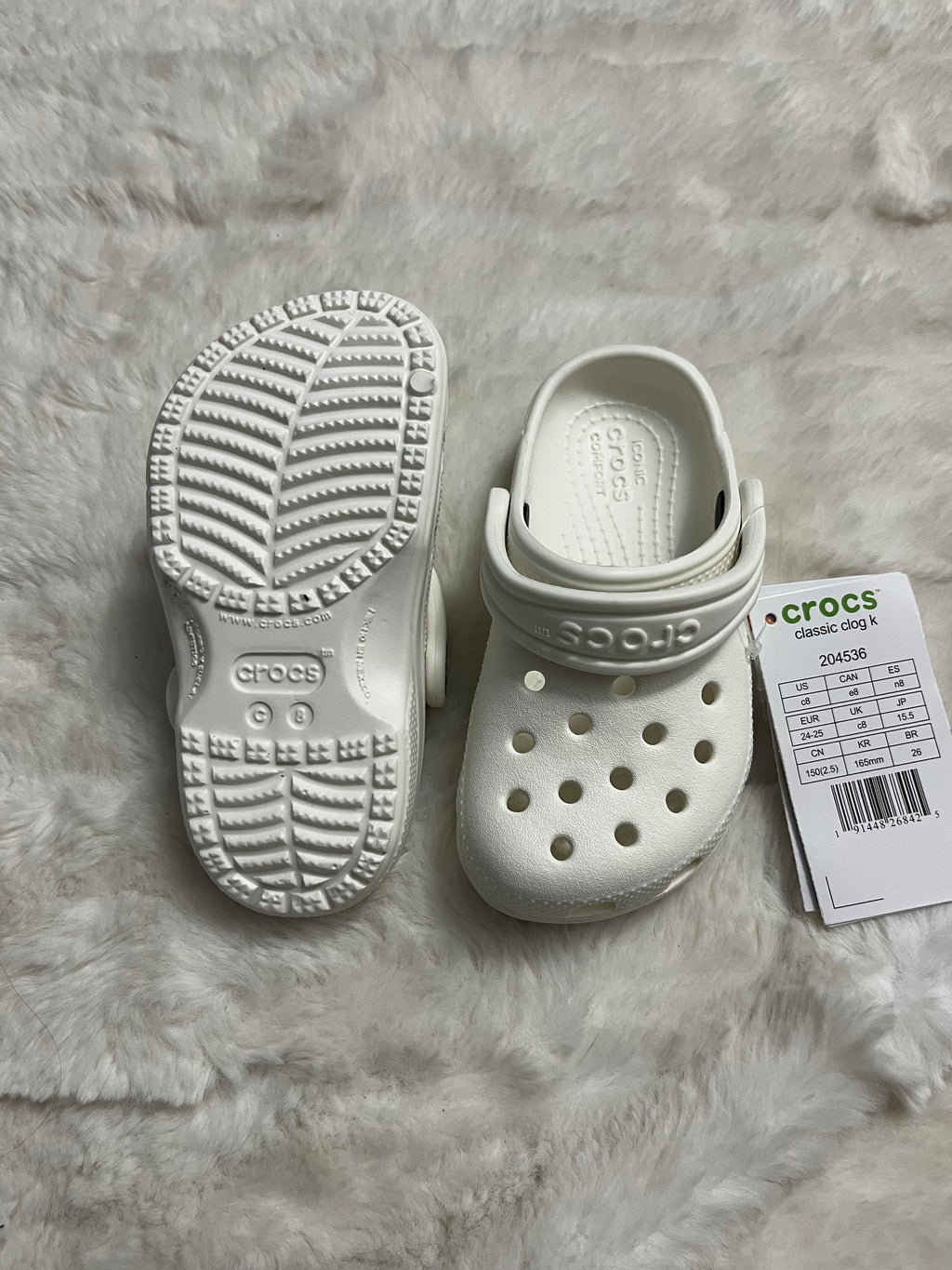 White Crocs
