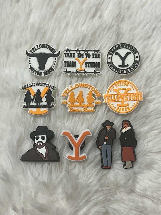 Yellowstone Shoe Charms