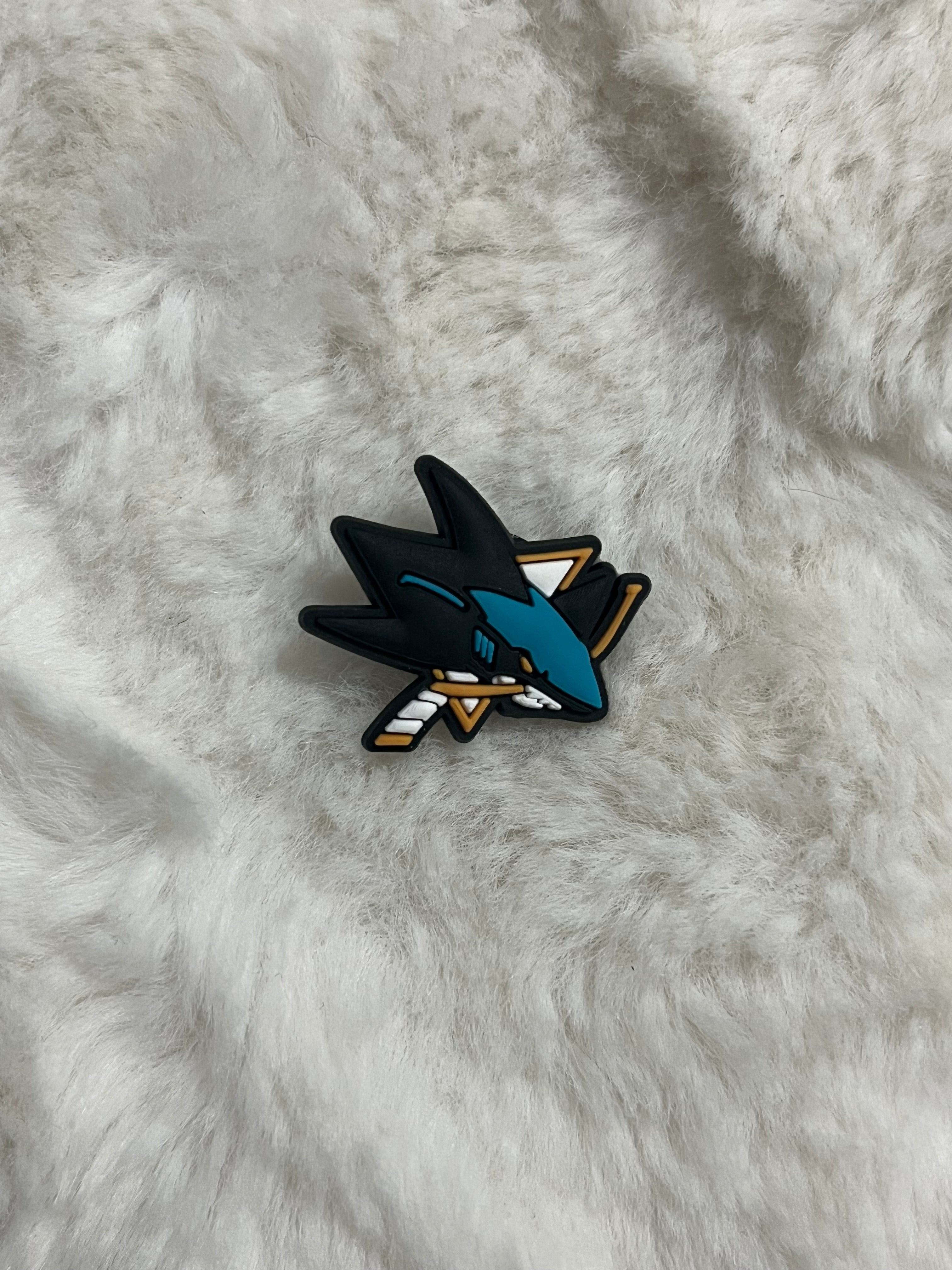 San Jose Sharks Croc Charm