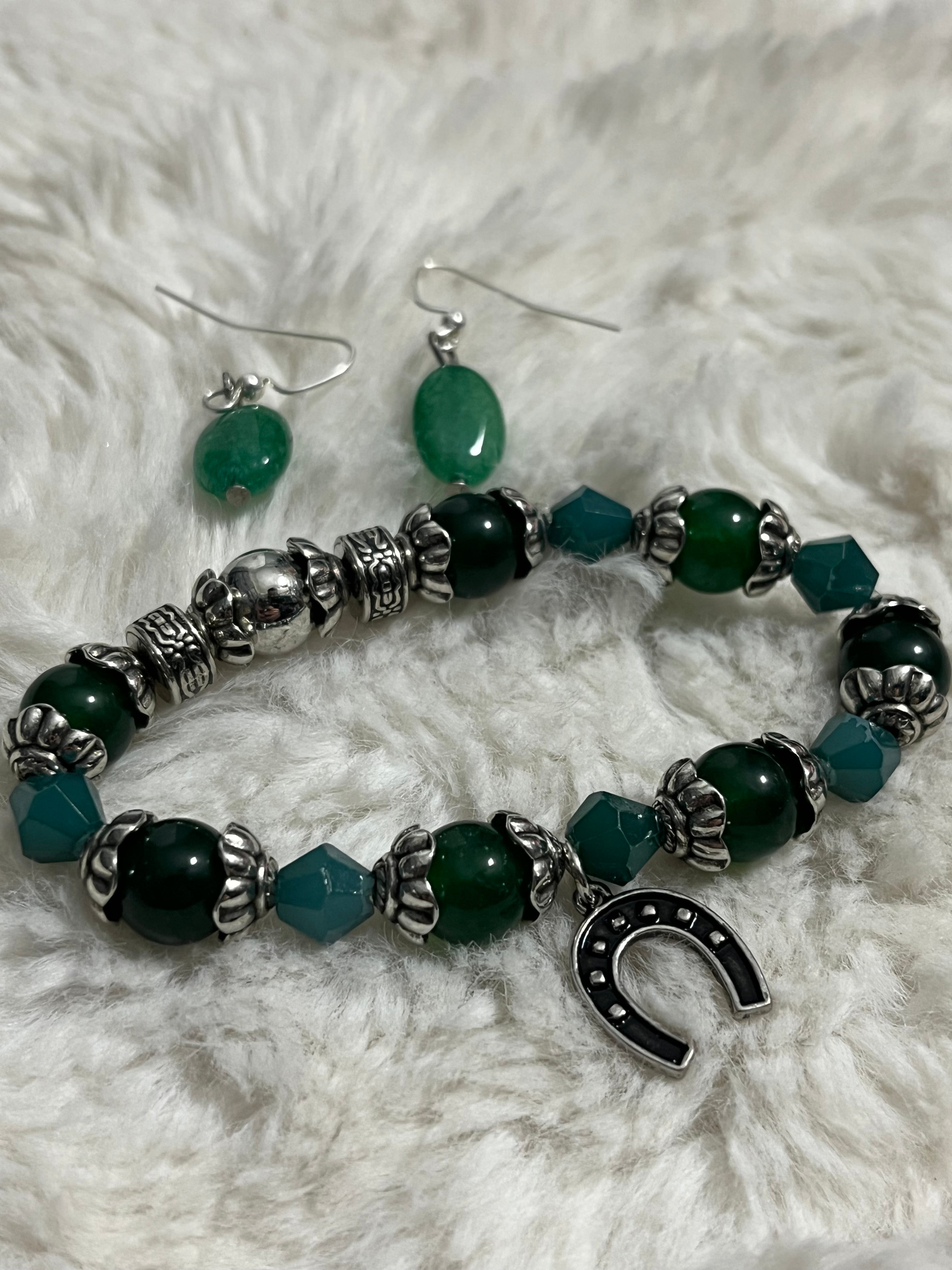 Emerald Luck Bracelet Set