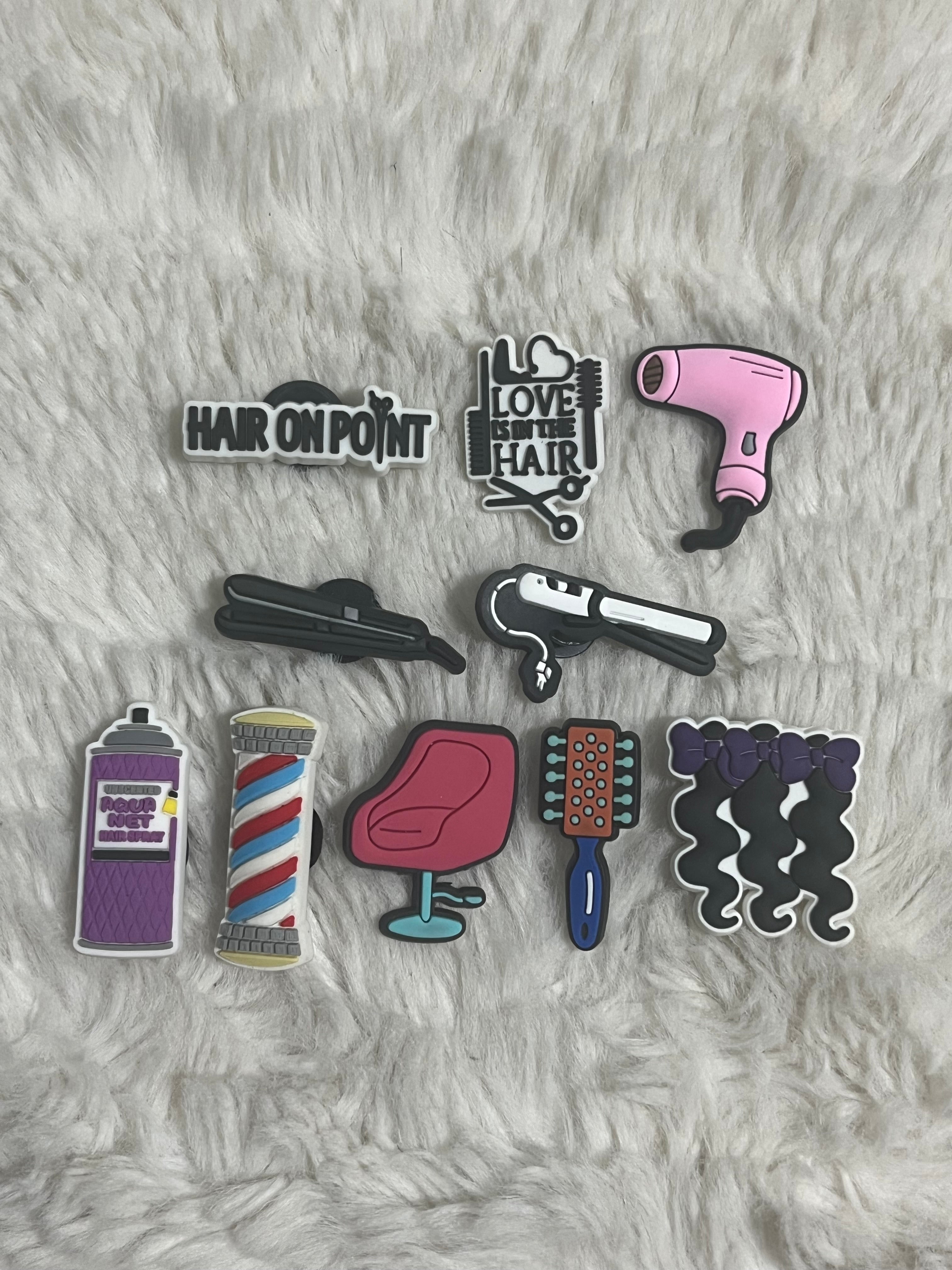 Beautician Shoe Charms
