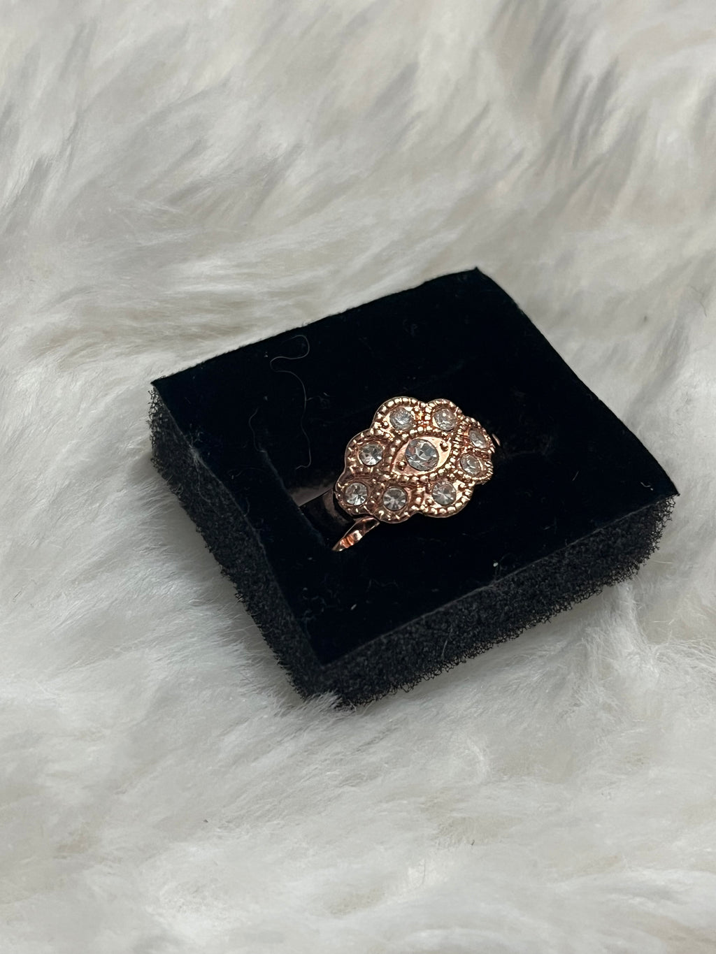 Floral Frou Frou Paparazzi Ring