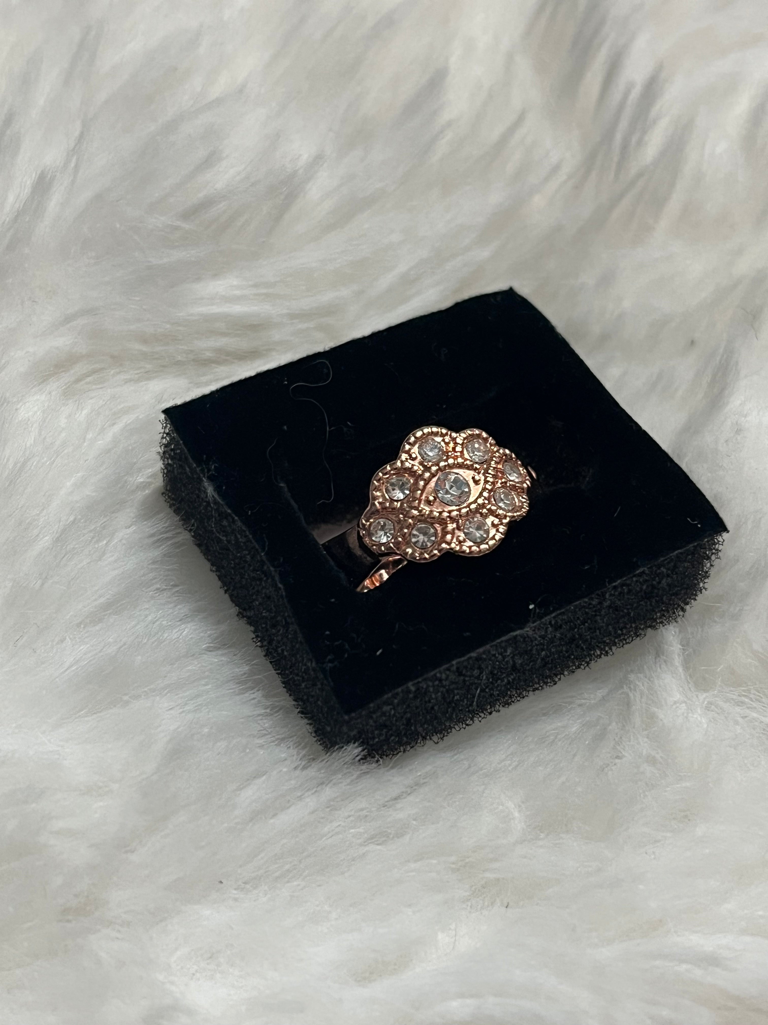 Floral Frou Frou Paparazzi Ring