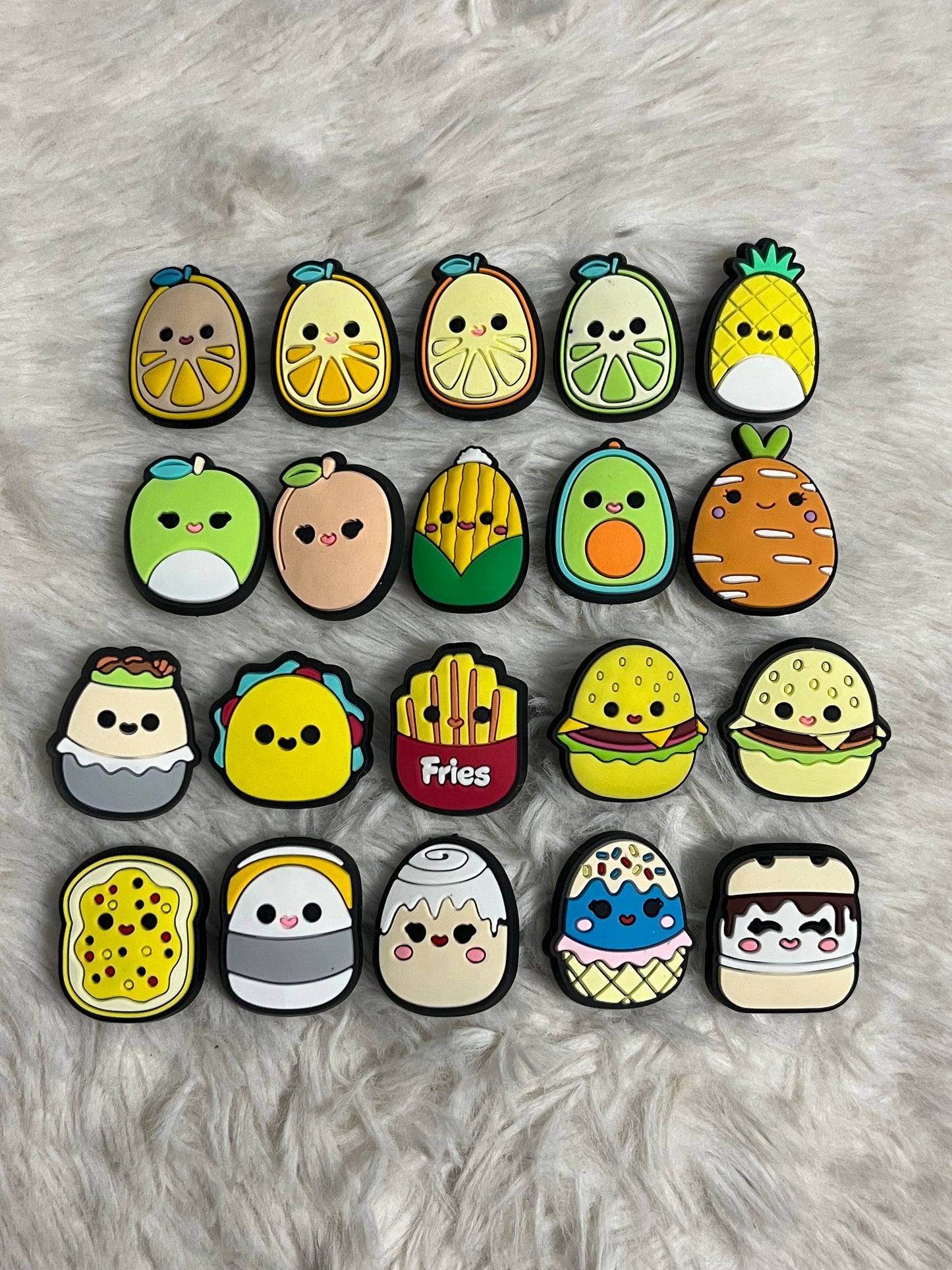 Squishmallow (Food) Shoe Charms