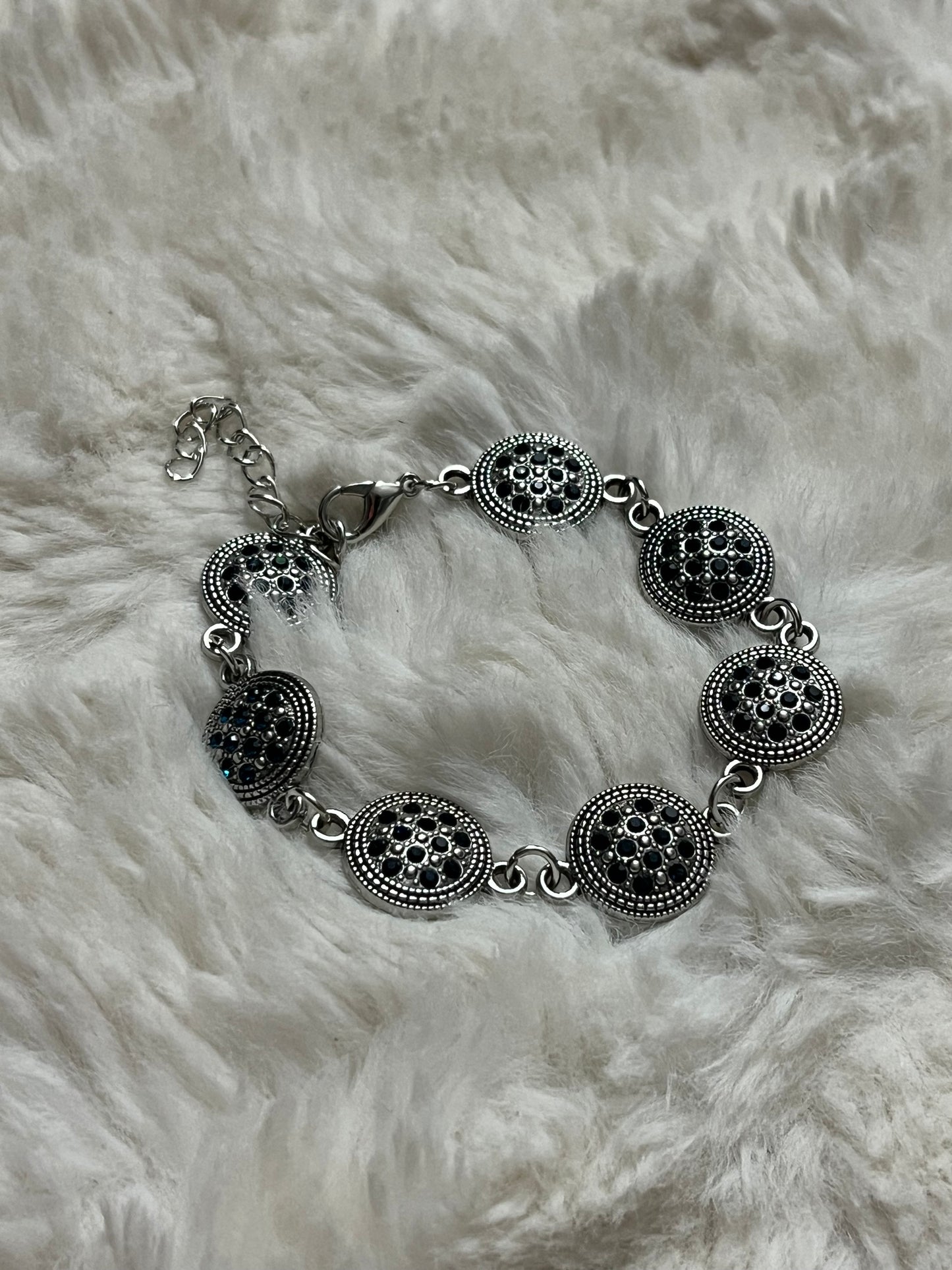 Midnight Medallion Bracelet