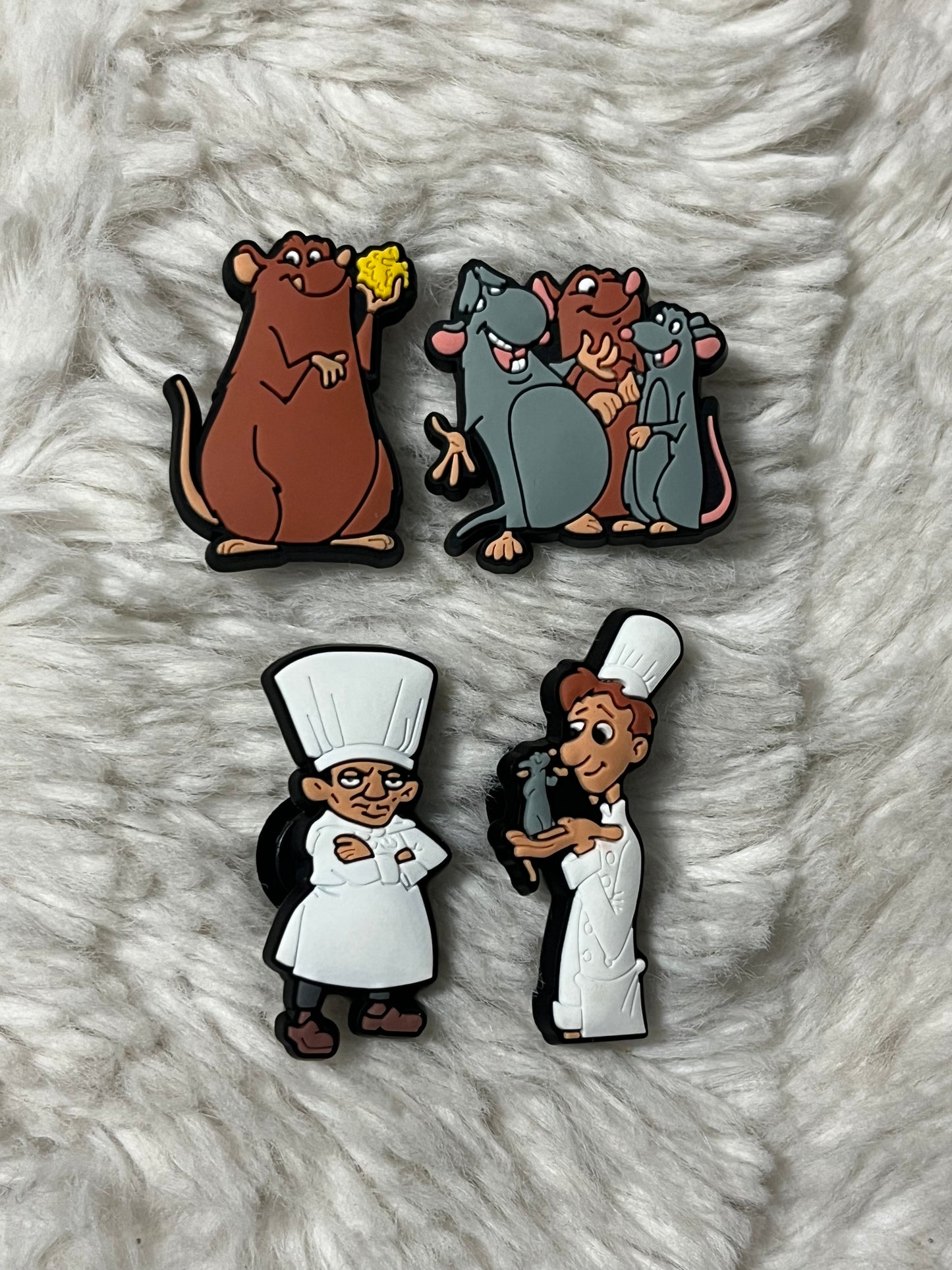 Ratatouille Shoe Charms
