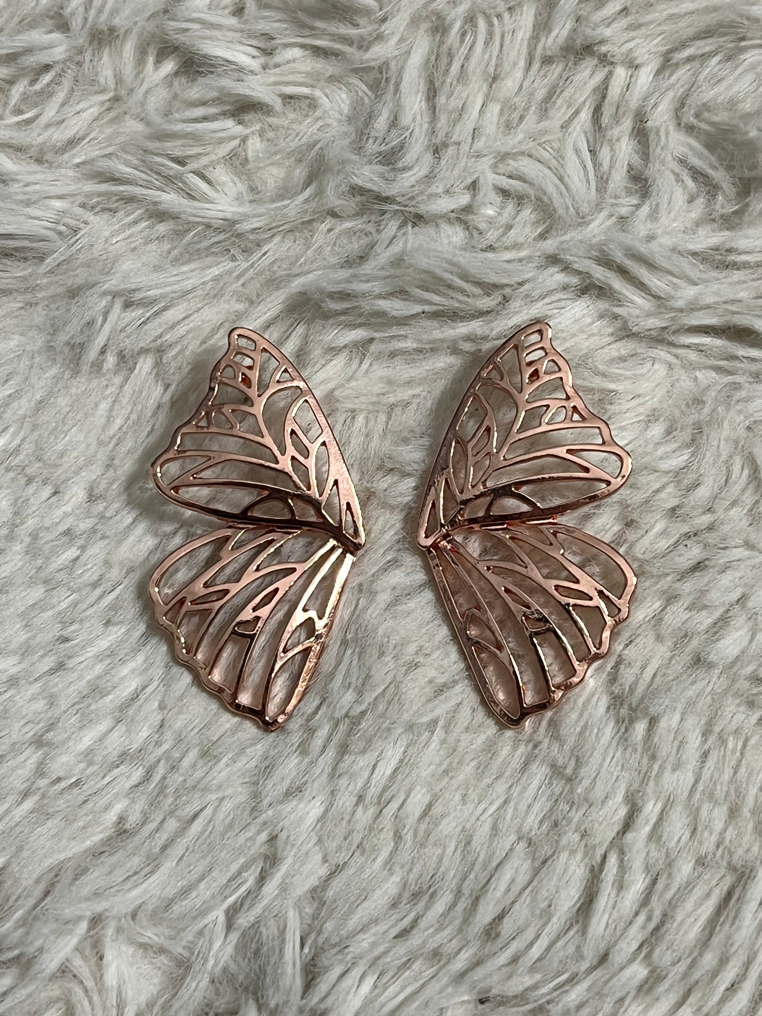 Butterfly Frills Paparazzi Earrings