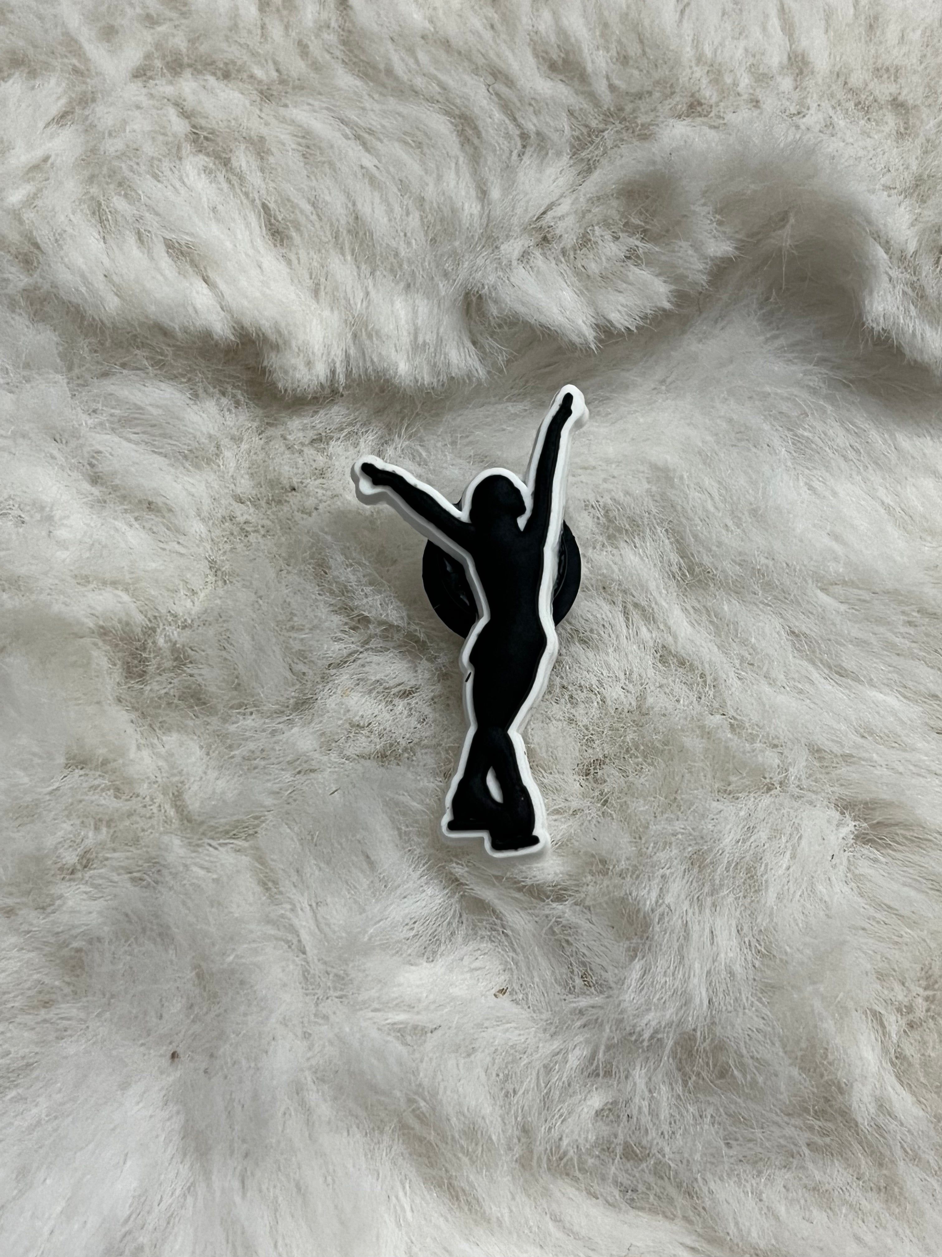 Figure Skating Croc Charms