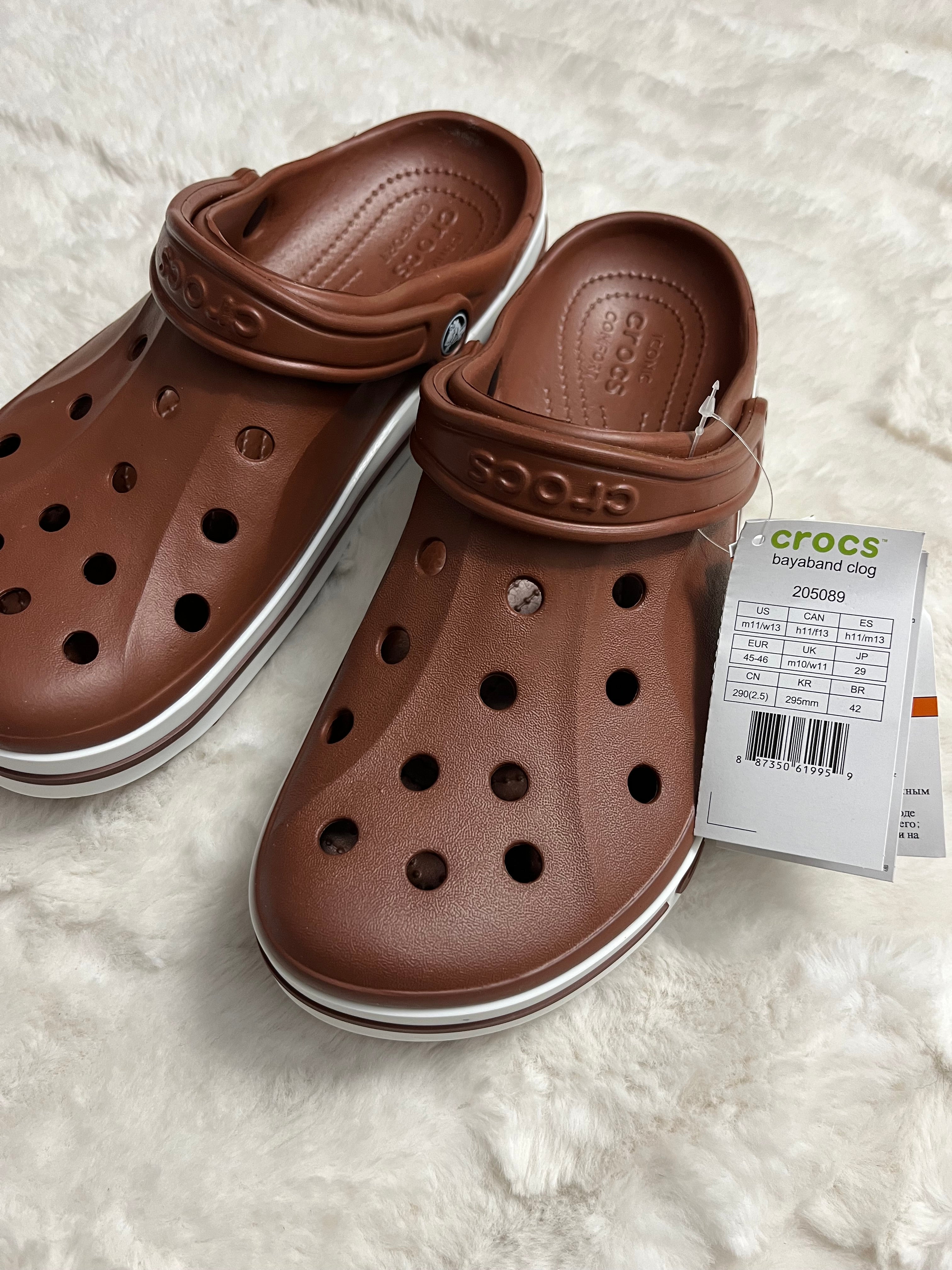 Brown Bayaband Crocs