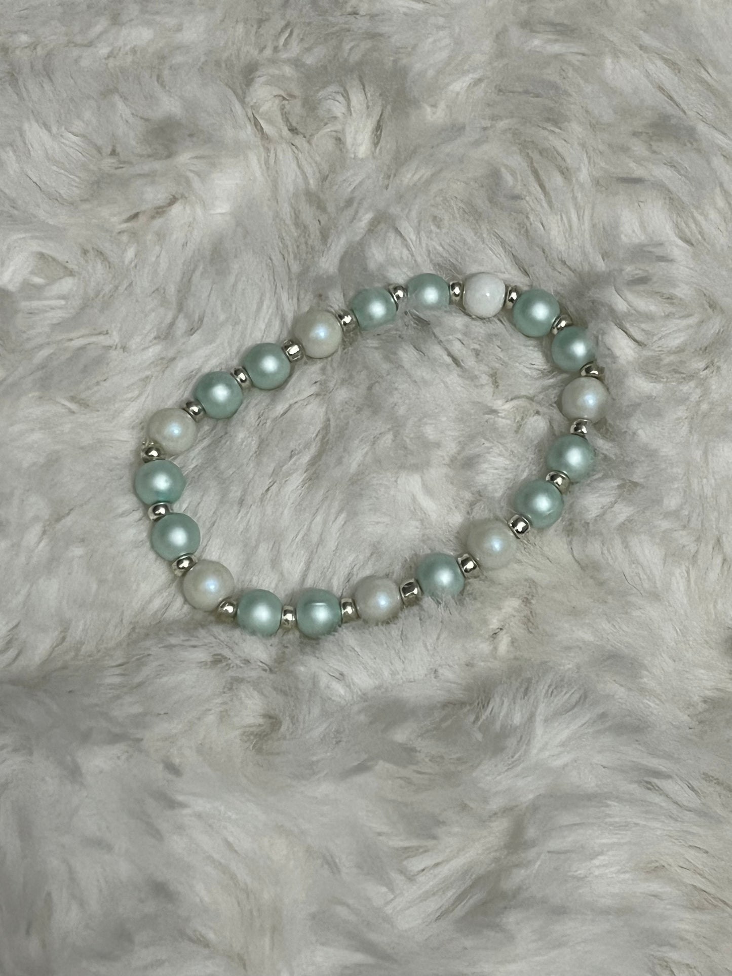 Seafoam Pearl Bracelet