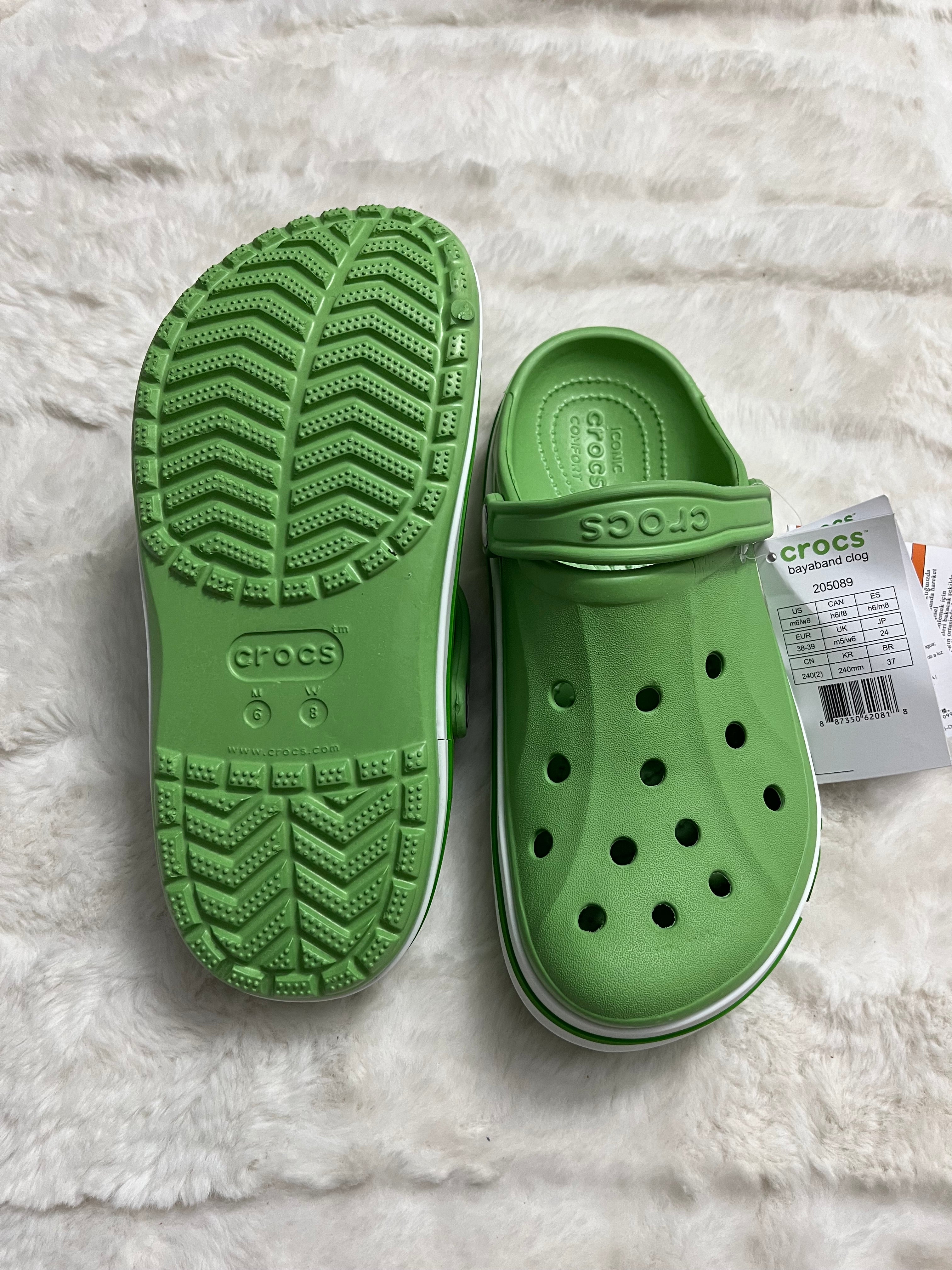 Green Bayaband Crocs