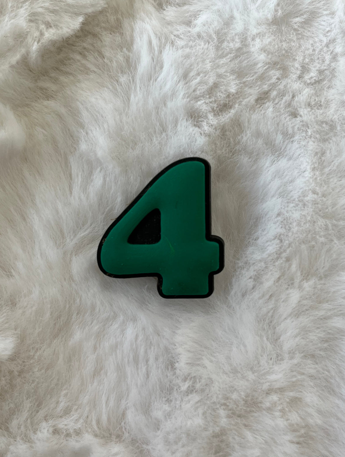 Big Colored Numbers Shoe Charms