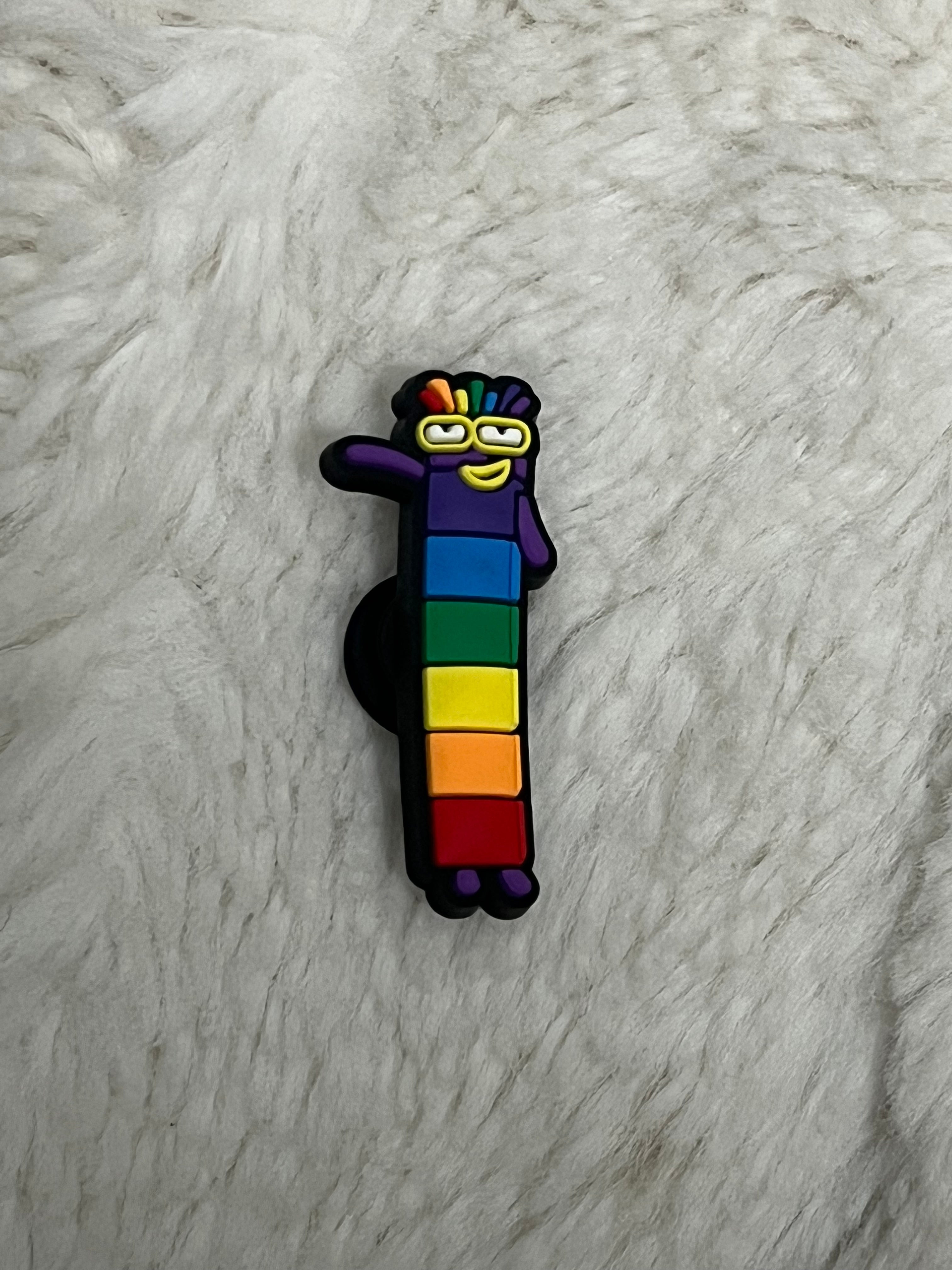 Numberblocks Shoe Charms