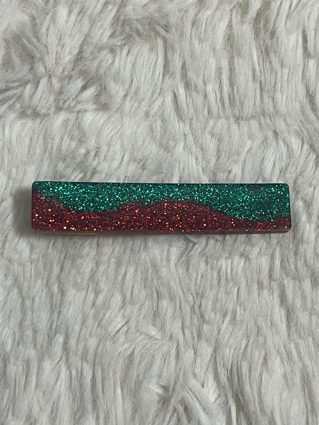 Christmas Stripe Hair Clip