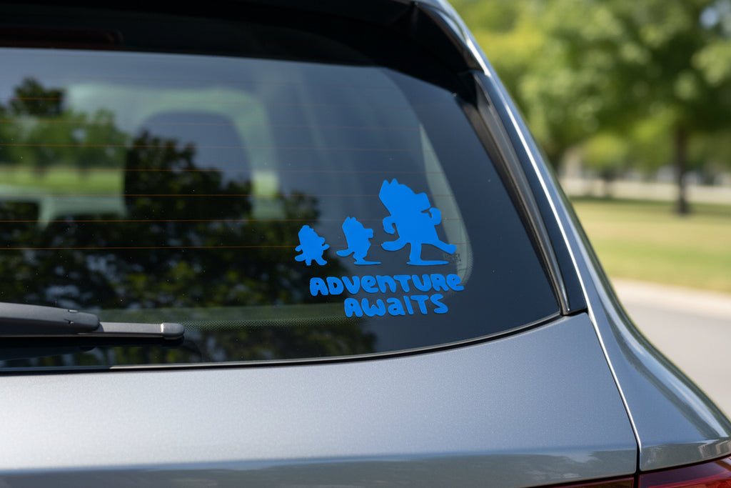 Adventure Awaits Car Decal