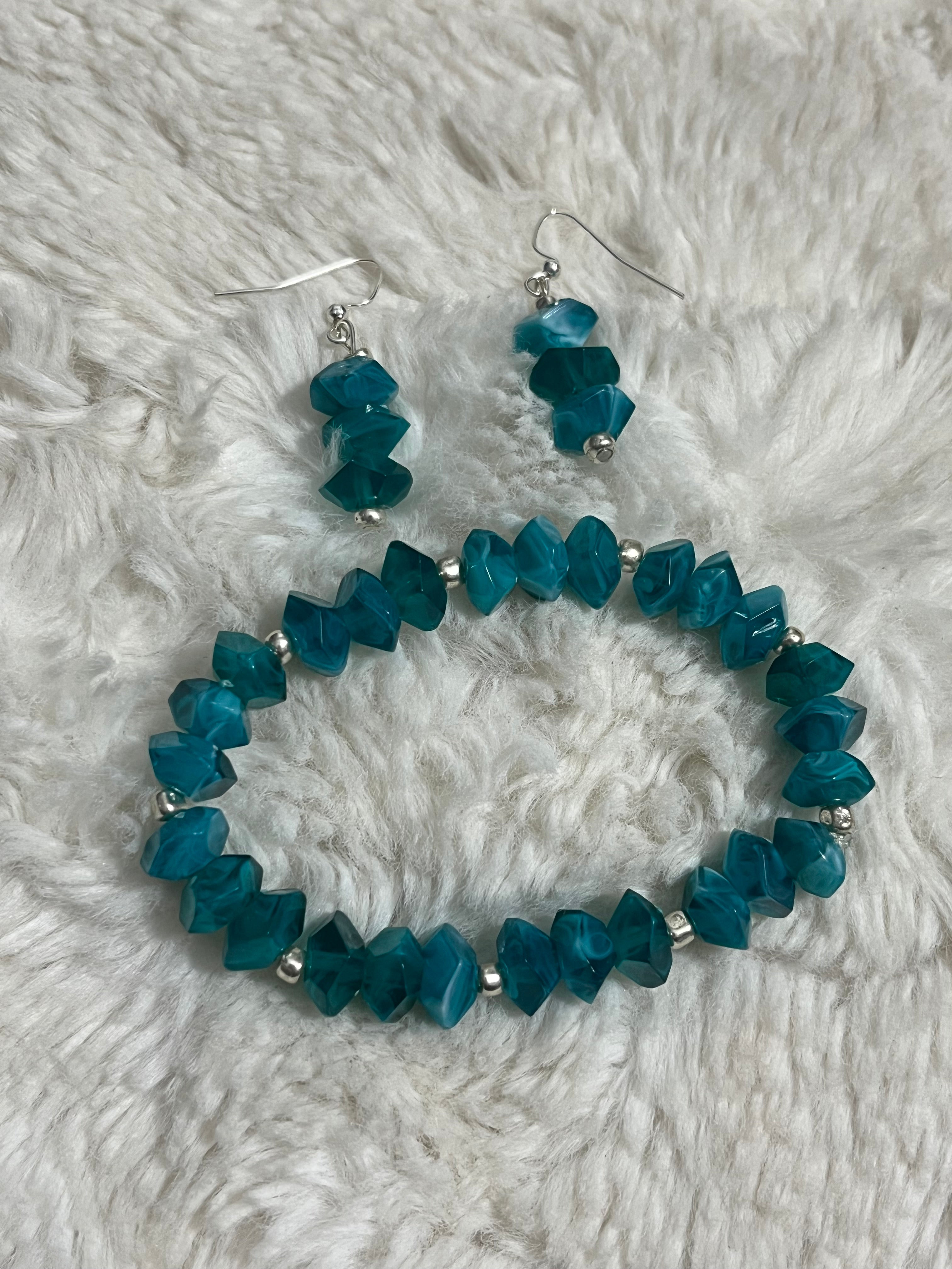 Teal Tide Twist Bracelet Set