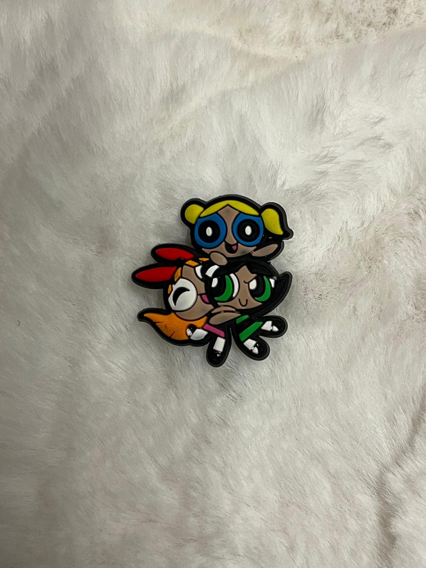 Powerpuff Girls Croc Charms