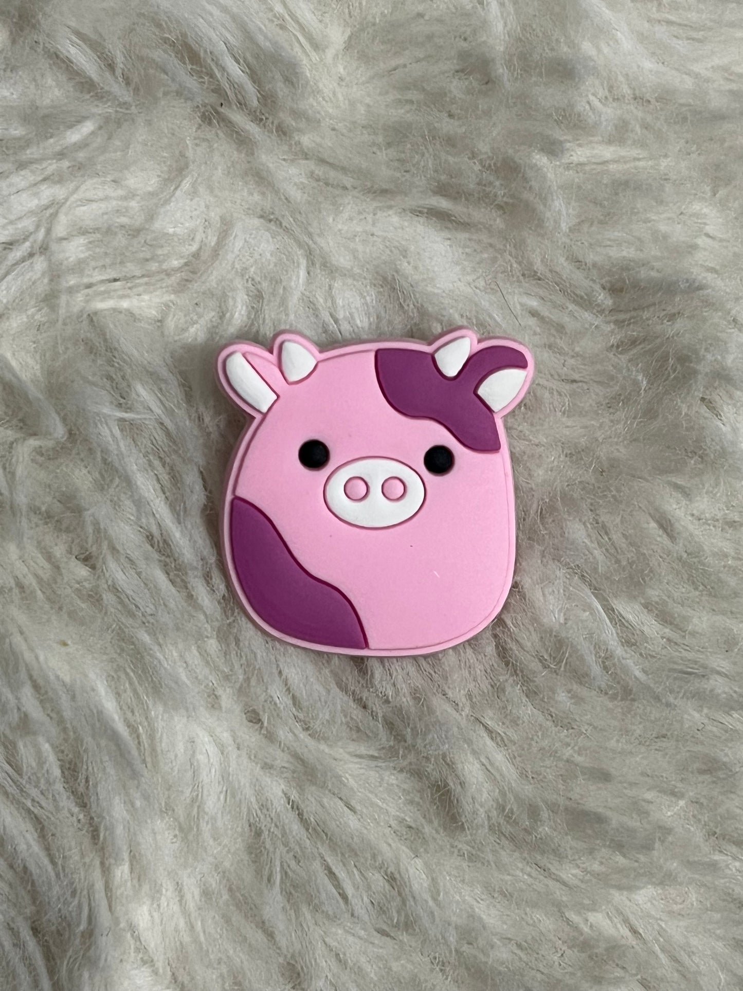 Squishmallow (Cow) Shoe Charms