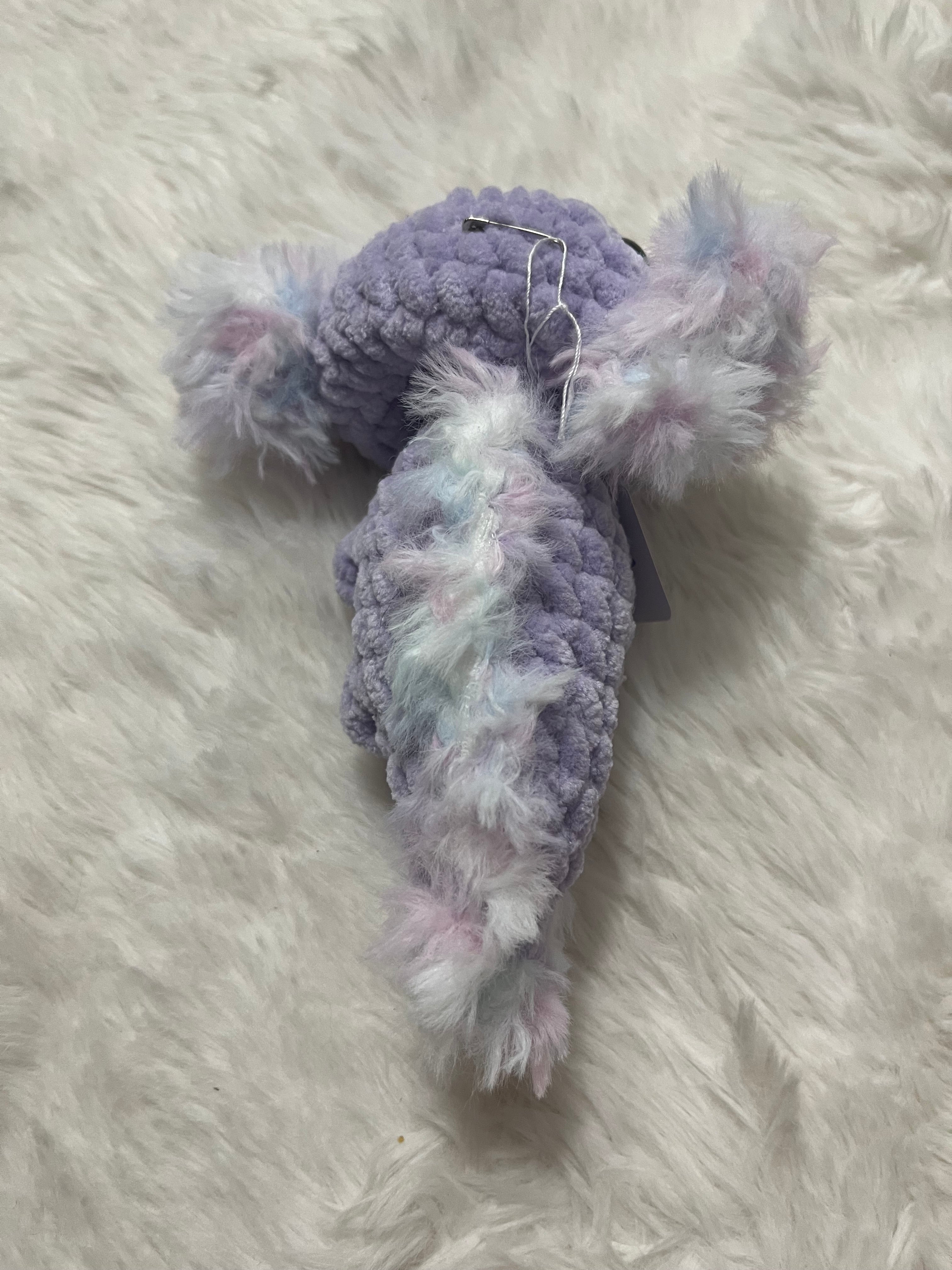 Pixie the Purple Axolotl Crochet Plushie