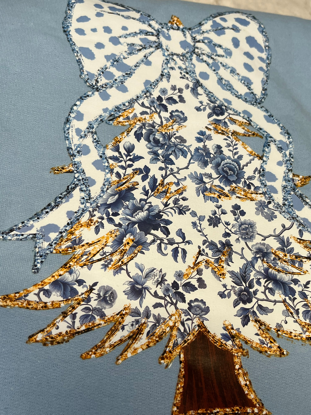 Floral Christmas Tree Sweatshirt