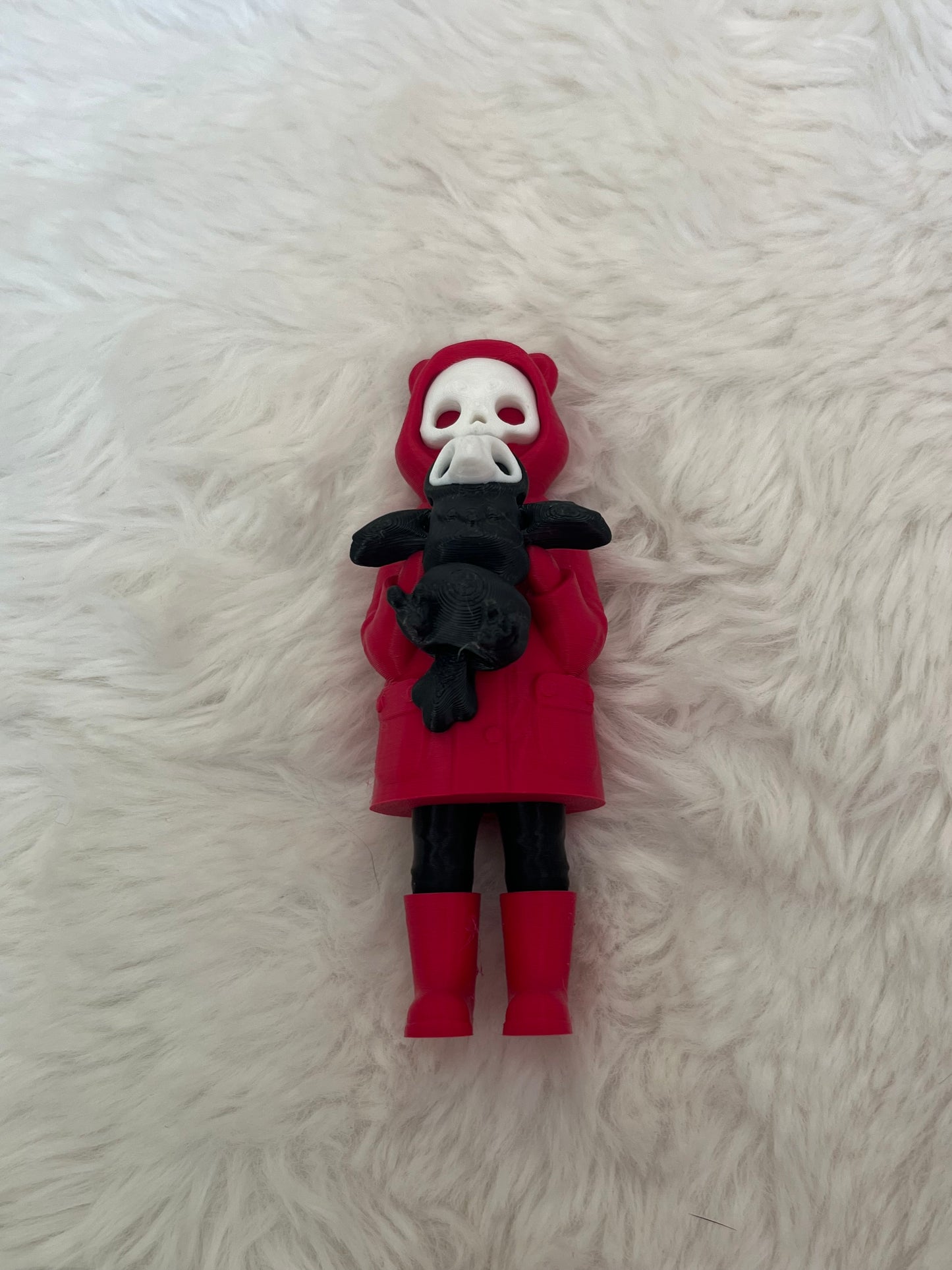 Girl and Bird 3D Print