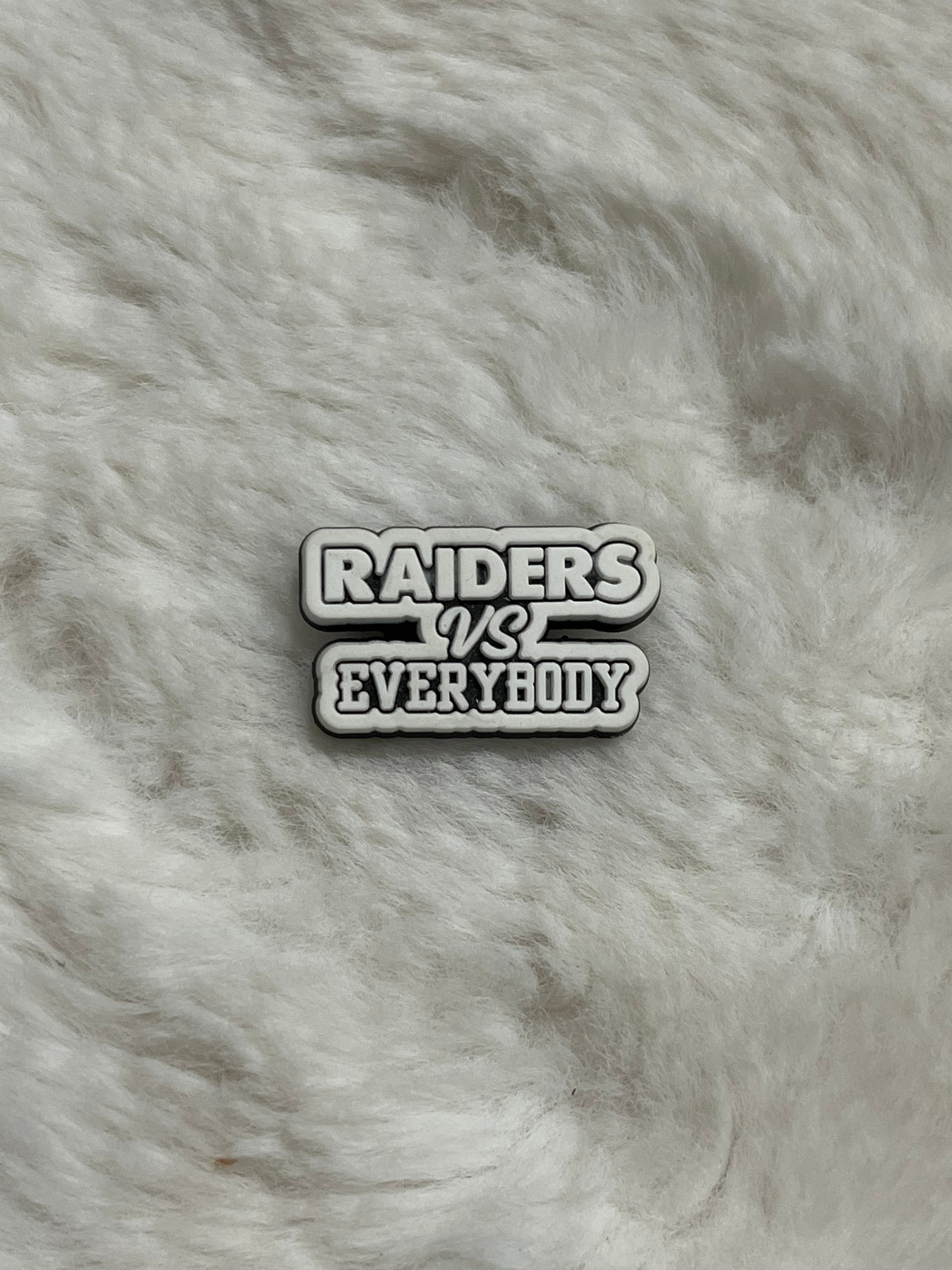 Las Vegas Raiders Croc Charms