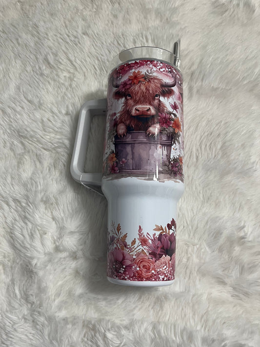 Highland Cow Tumbler