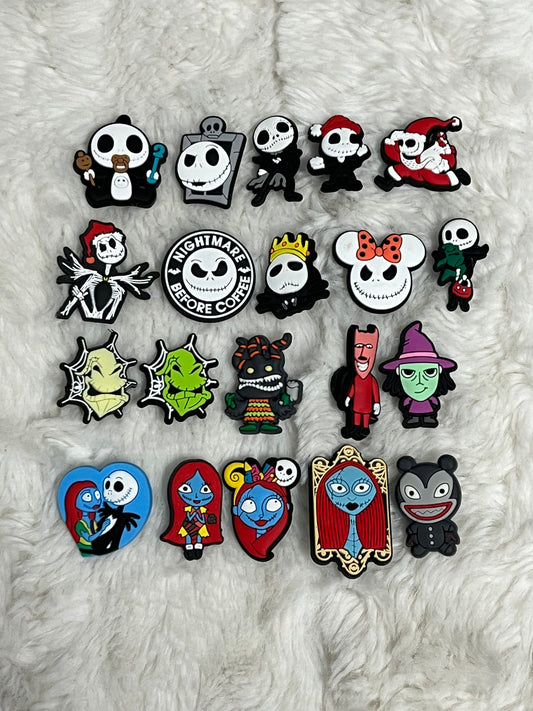 Nightmare Before Christmas Shoe Charms