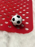 Soccer Ball Shoe Charm