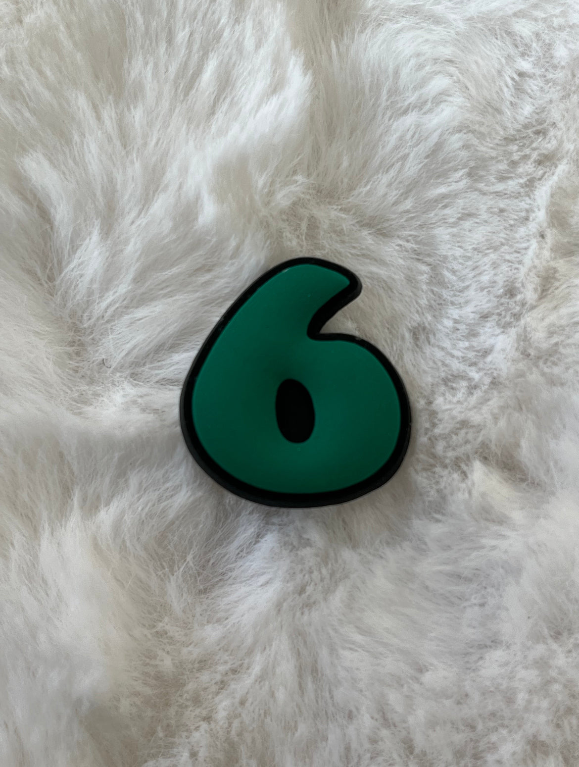 Big Colored Numbers Shoe Charms